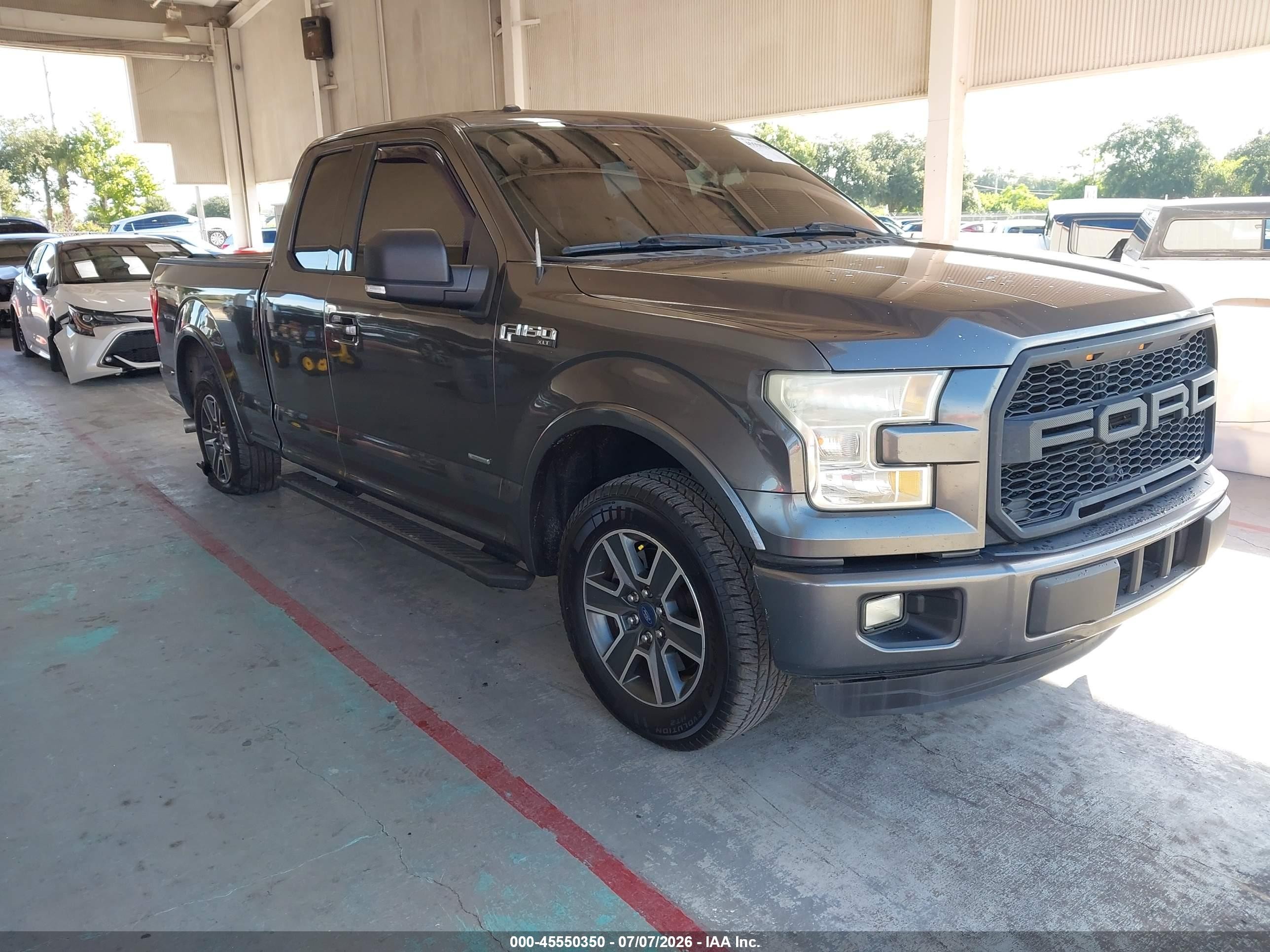 2015 Ford F-150 Lariat/xl/xlt Gray vin: 1FTEX1CP5FKE57450