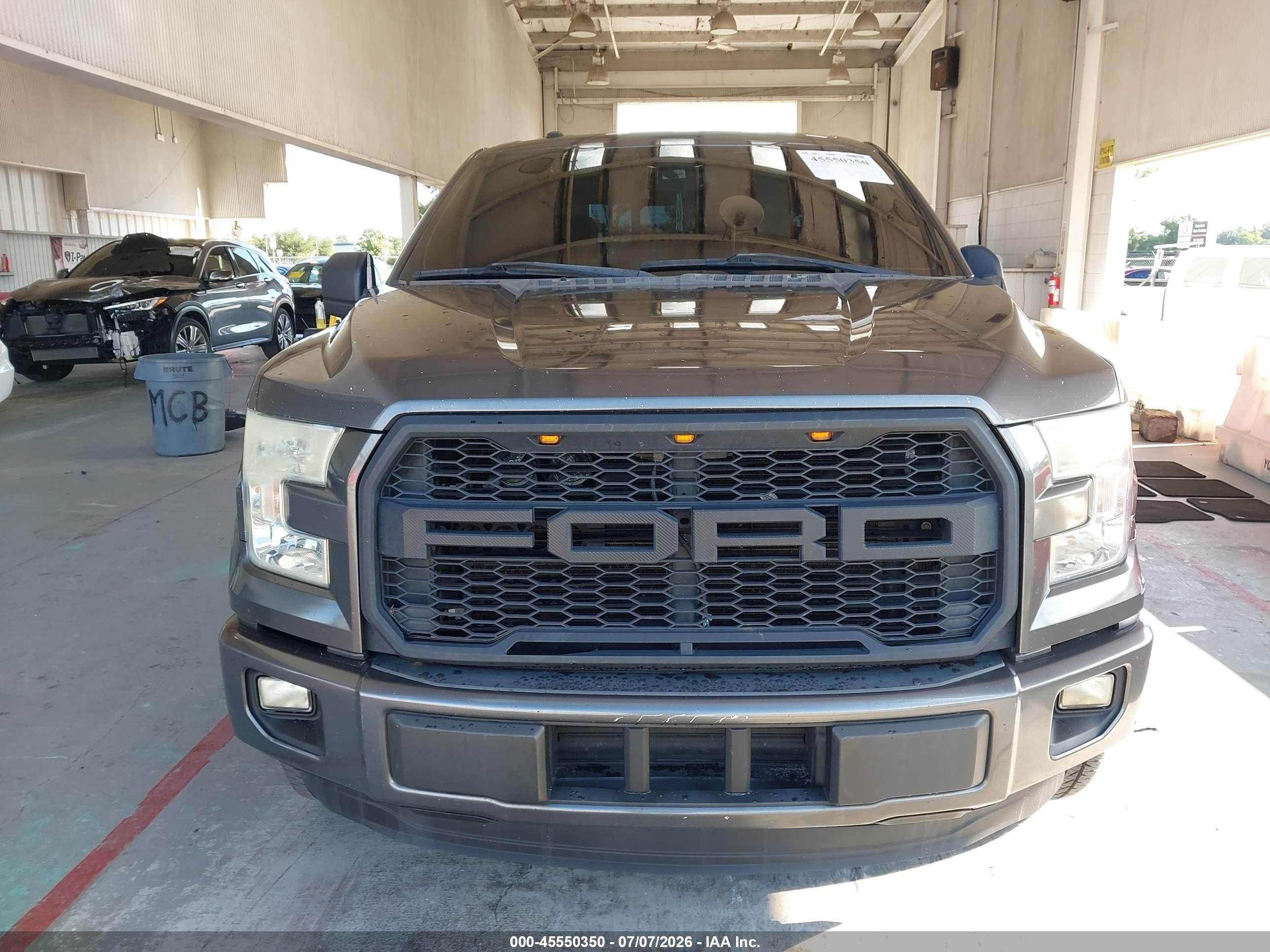 2015 Ford F-150 Lariat/xl/xlt Gray vin: 1FTEX1CP5FKE57450