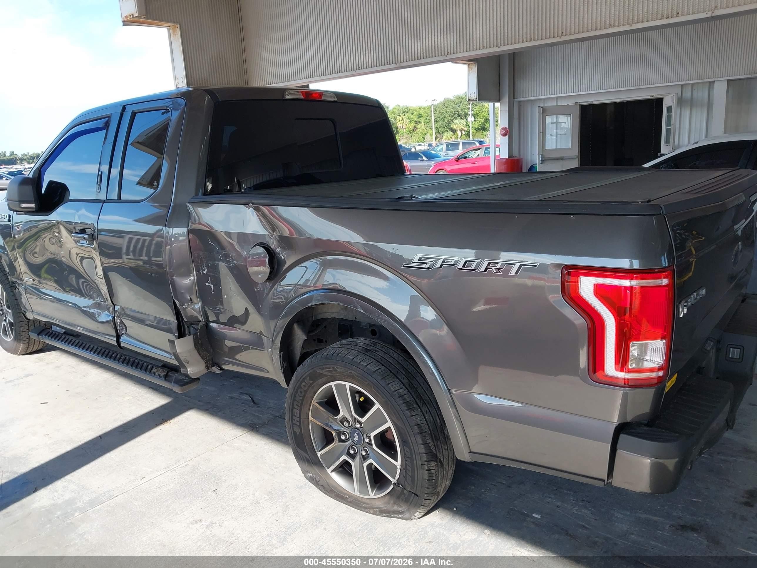 2015 Ford F-150 Lariat/xl/xlt Gray vin: 1FTEX1CP5FKE57450