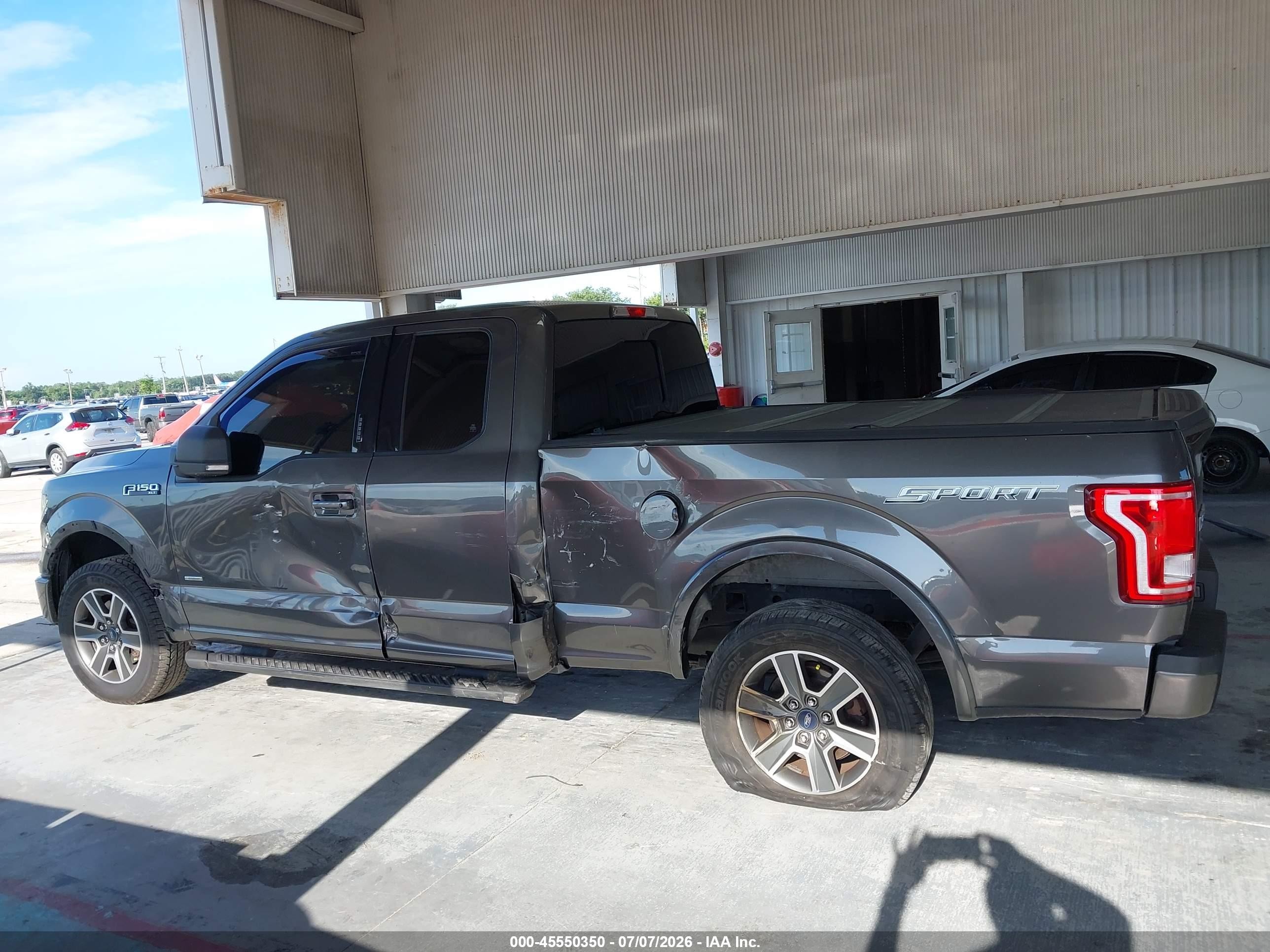 2015 Ford F-150 Lariat/xl/xlt Gray vin: 1FTEX1CP5FKE57450