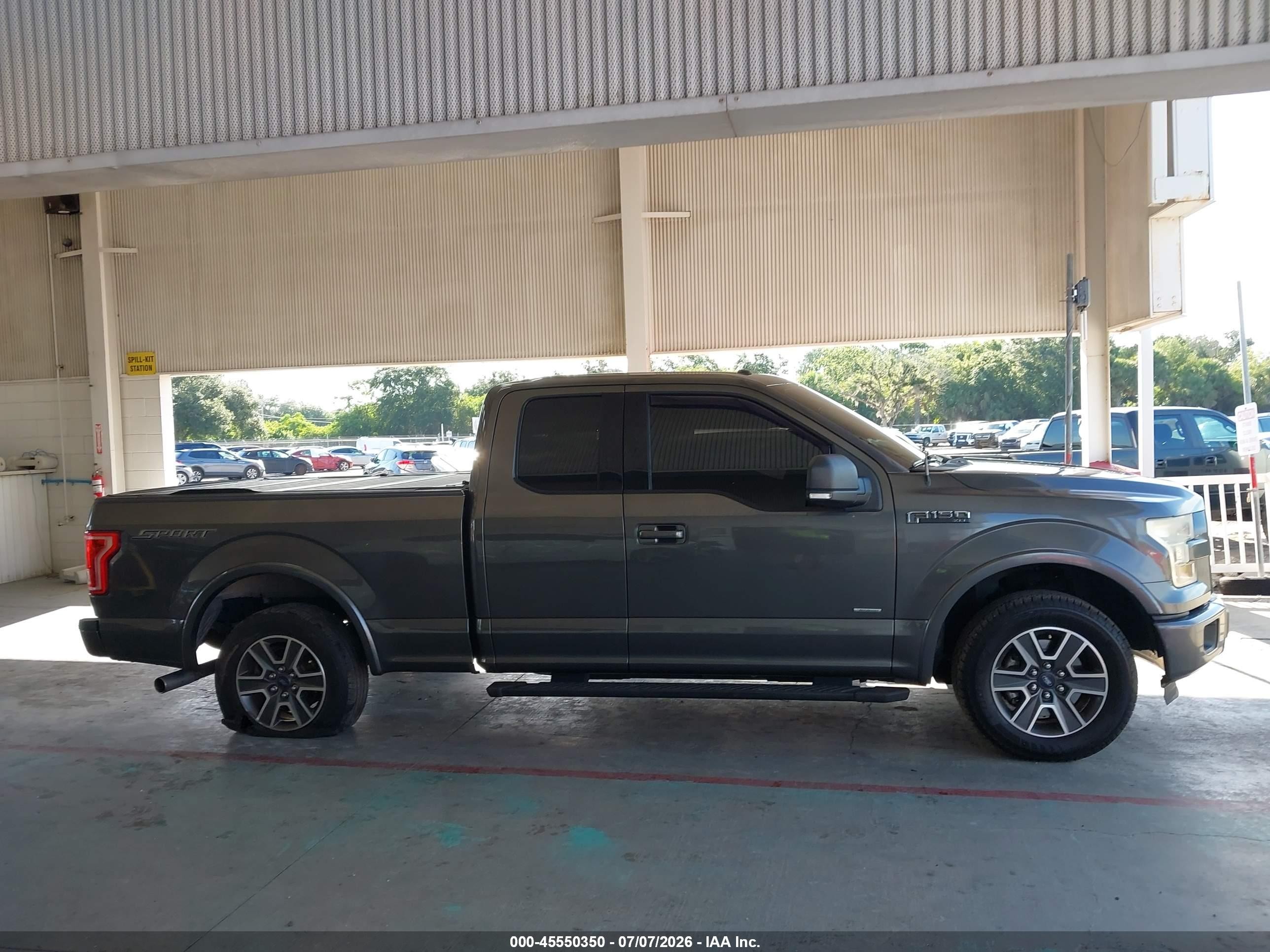 2015 Ford F-150 Lariat/xl/xlt Gray vin: 1FTEX1CP5FKE57450