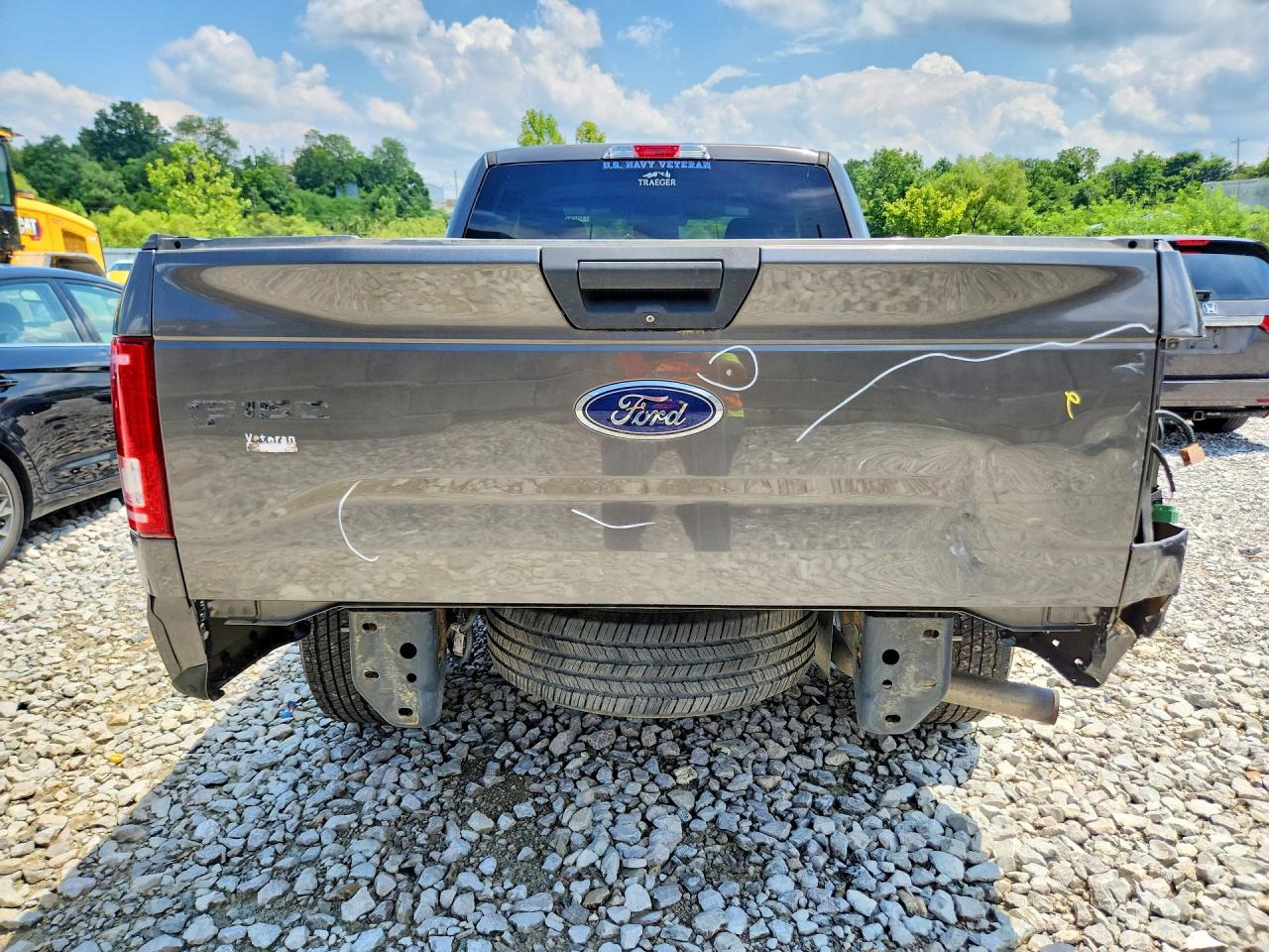 2015 Ford F150 Super Cab Charcoal vin: 1FTEX1CP5FKE64690
