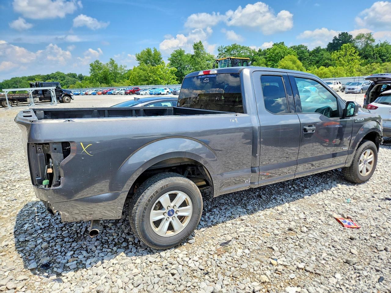 2015 Ford F150 Super Cab Charcoal vin: 1FTEX1CP5FKE64690