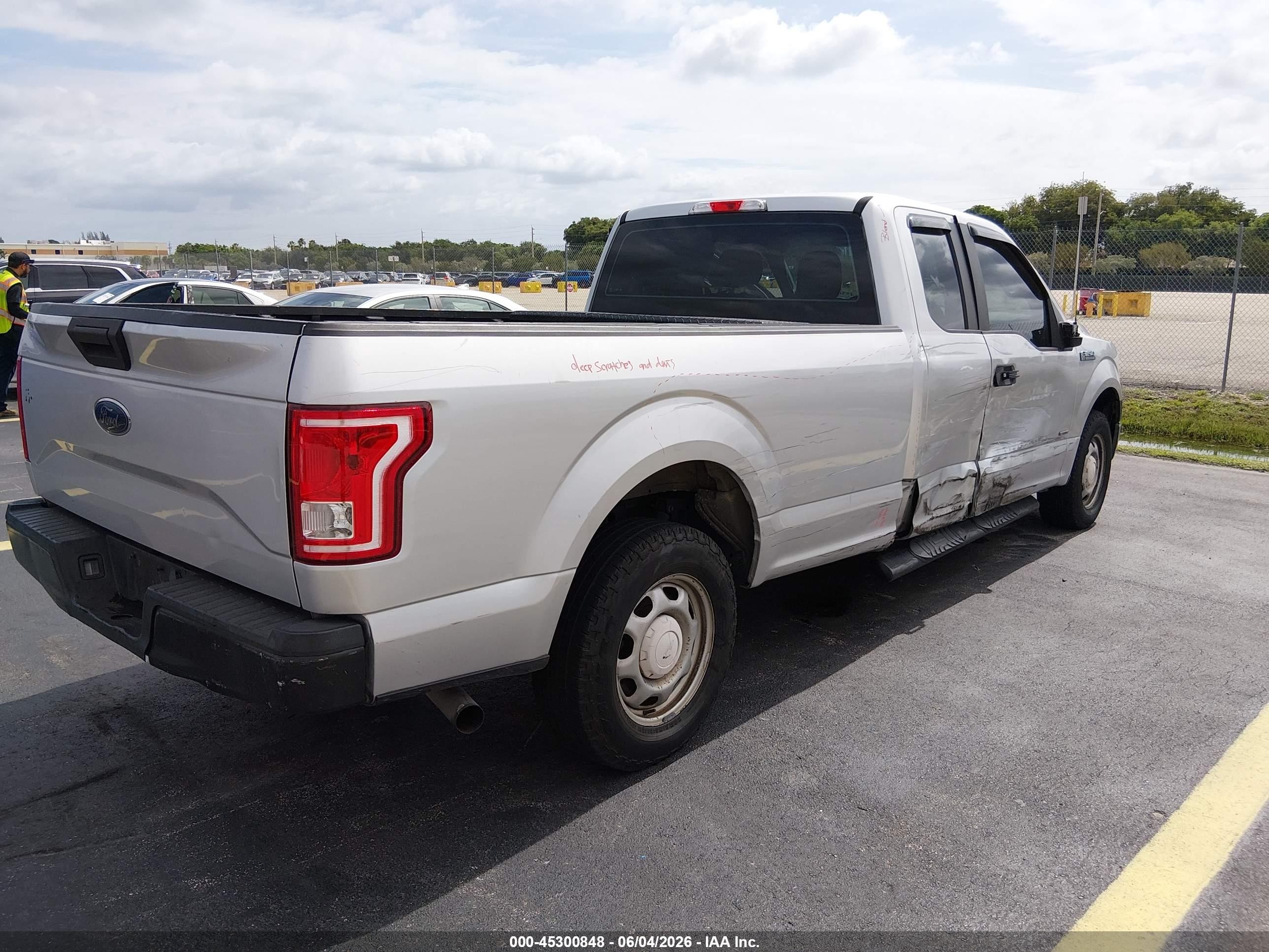 2016 Ford F-150 Xl Silver vin: 1FTEX1CP5GKD70620