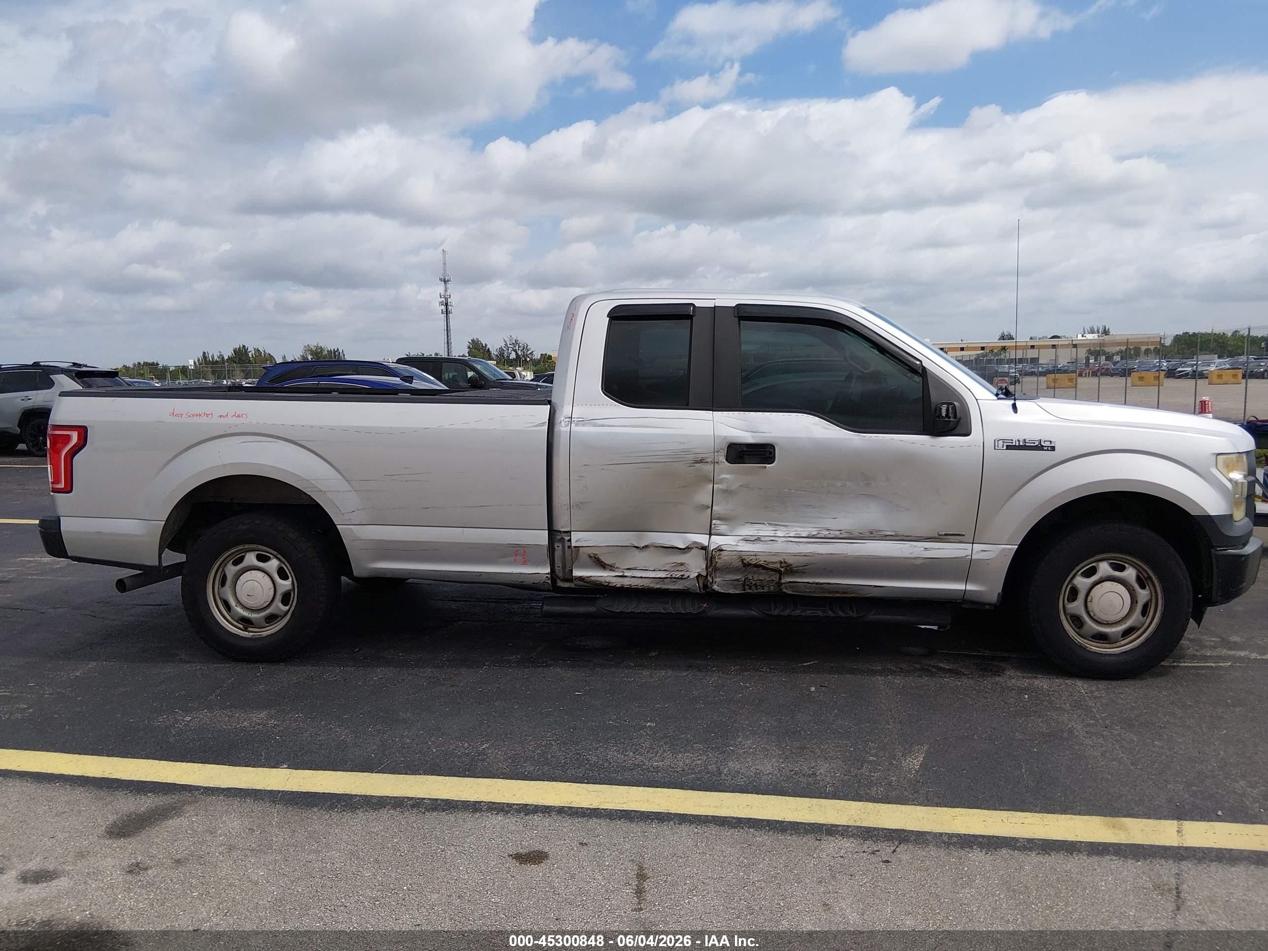 2016 Ford F-150 Xl Silver vin: 1FTEX1CP5GKD70620