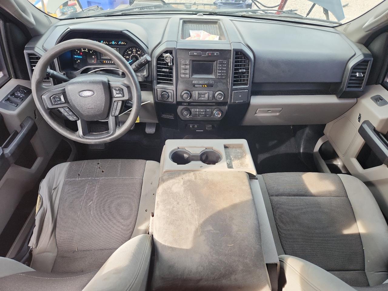 2015 Ford F150 Super Cab Gray vin: 1FTEX1CP6FFC35363