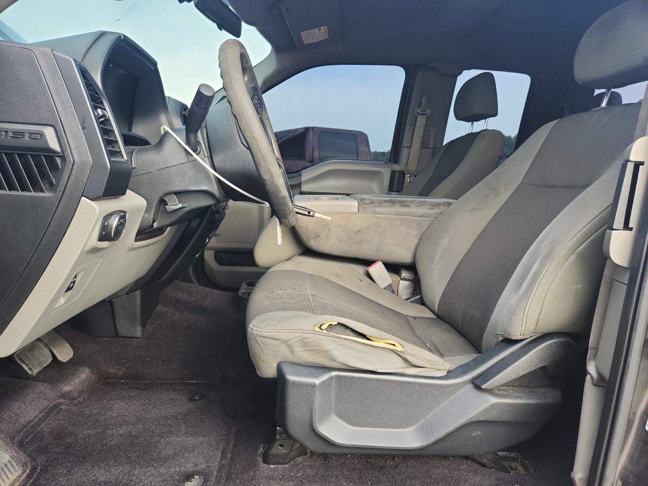 2015 Ford F150 Super Cab Gray vin: 1FTEX1CP6FFC35363