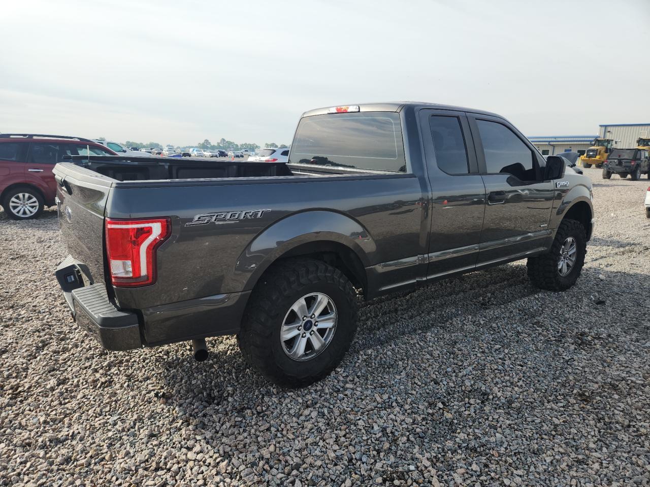 2015 Ford F150 Super Cab Gray vin: 1FTEX1CP6FFC35363