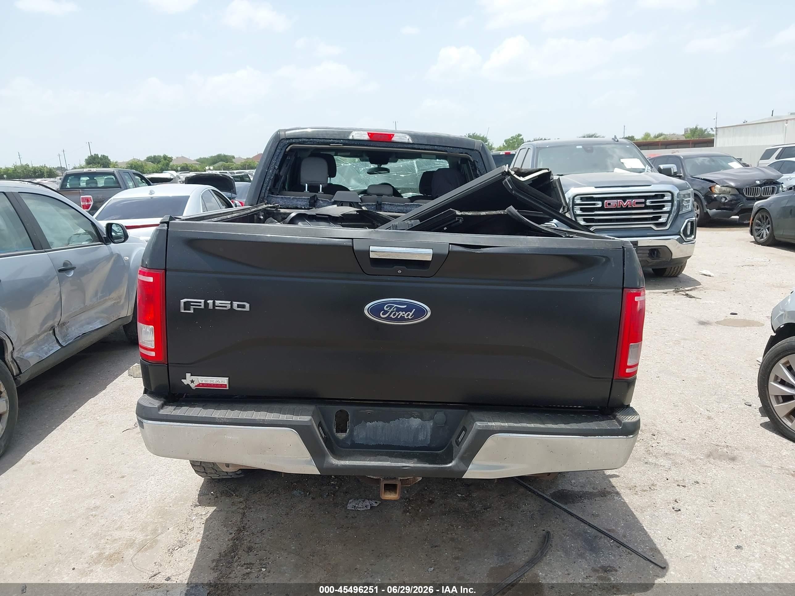 2015 Ford F-150 Lariat/xl/xlt Black vin: 1FTEX1CP6FKE02943