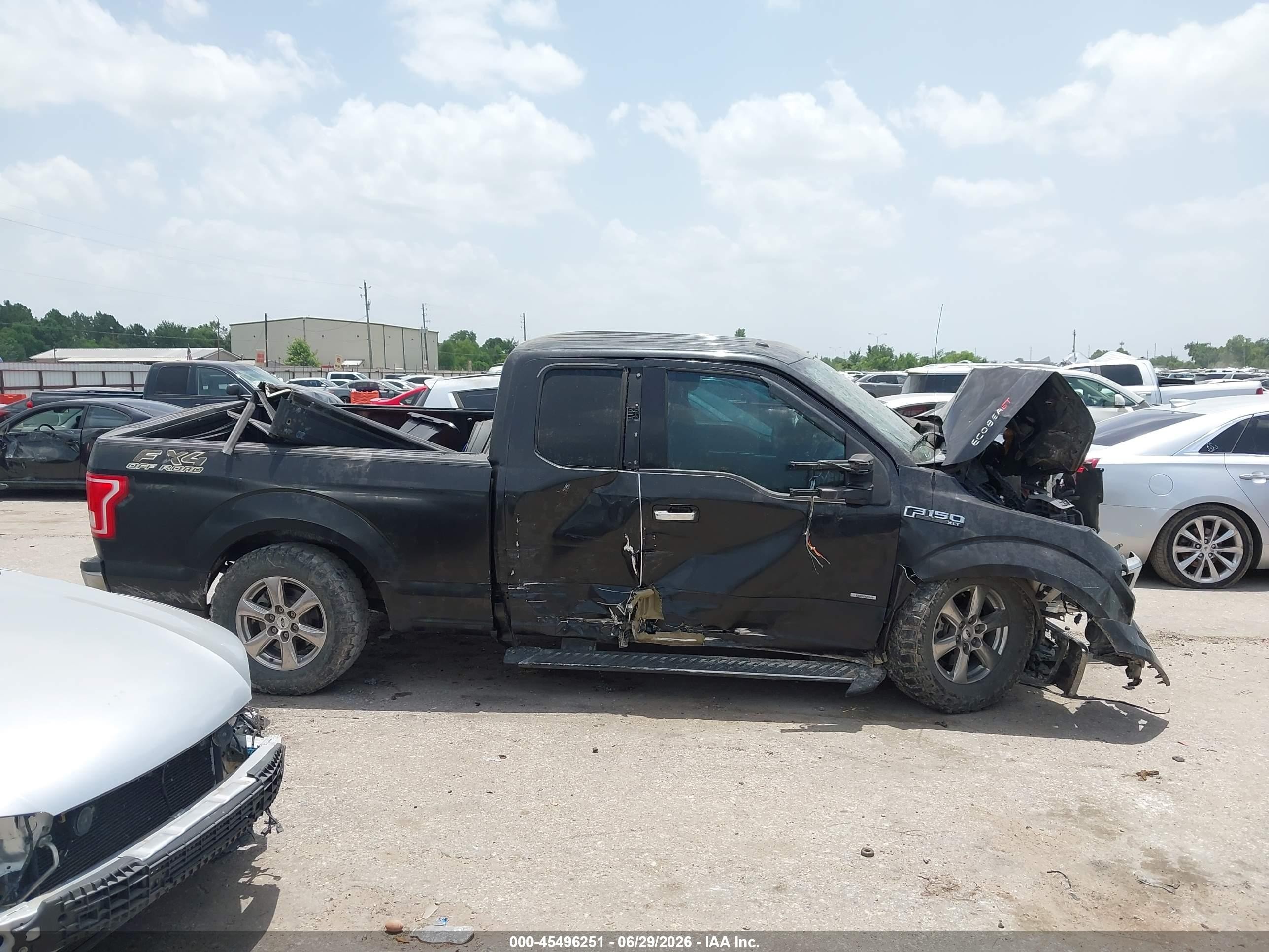 2015 Ford F-150 Lariat/xl/xlt Black vin: 1FTEX1CP6FKE02943