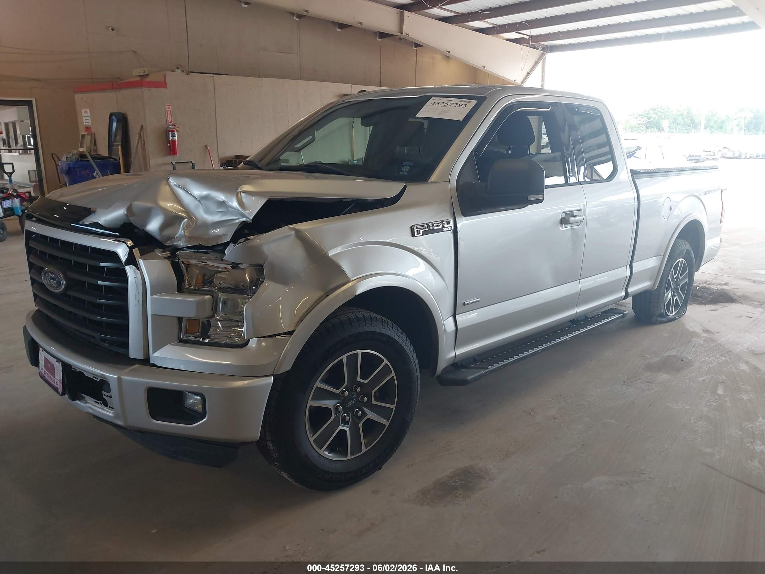 2015 Ford F-150 Xlt Silver vin: 1FTEX1CP6FKE13280