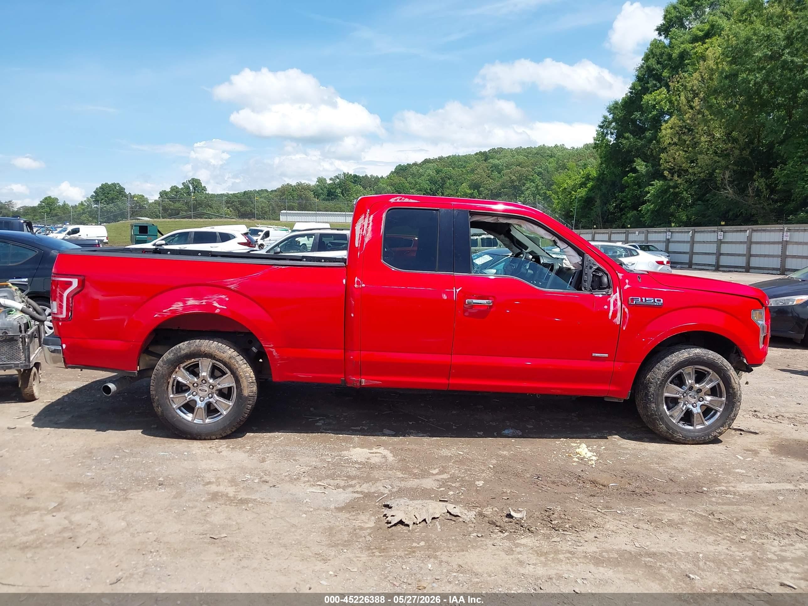 2015 Ford F-150 Xlt Red vin: 1FTEX1CP6FKE45405