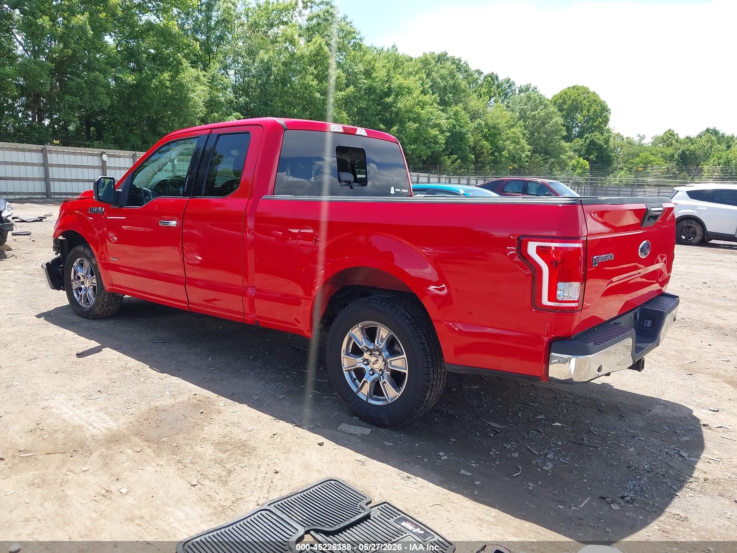 2015 Ford F-150 Xlt Red vin: 1FTEX1CP6FKE45405