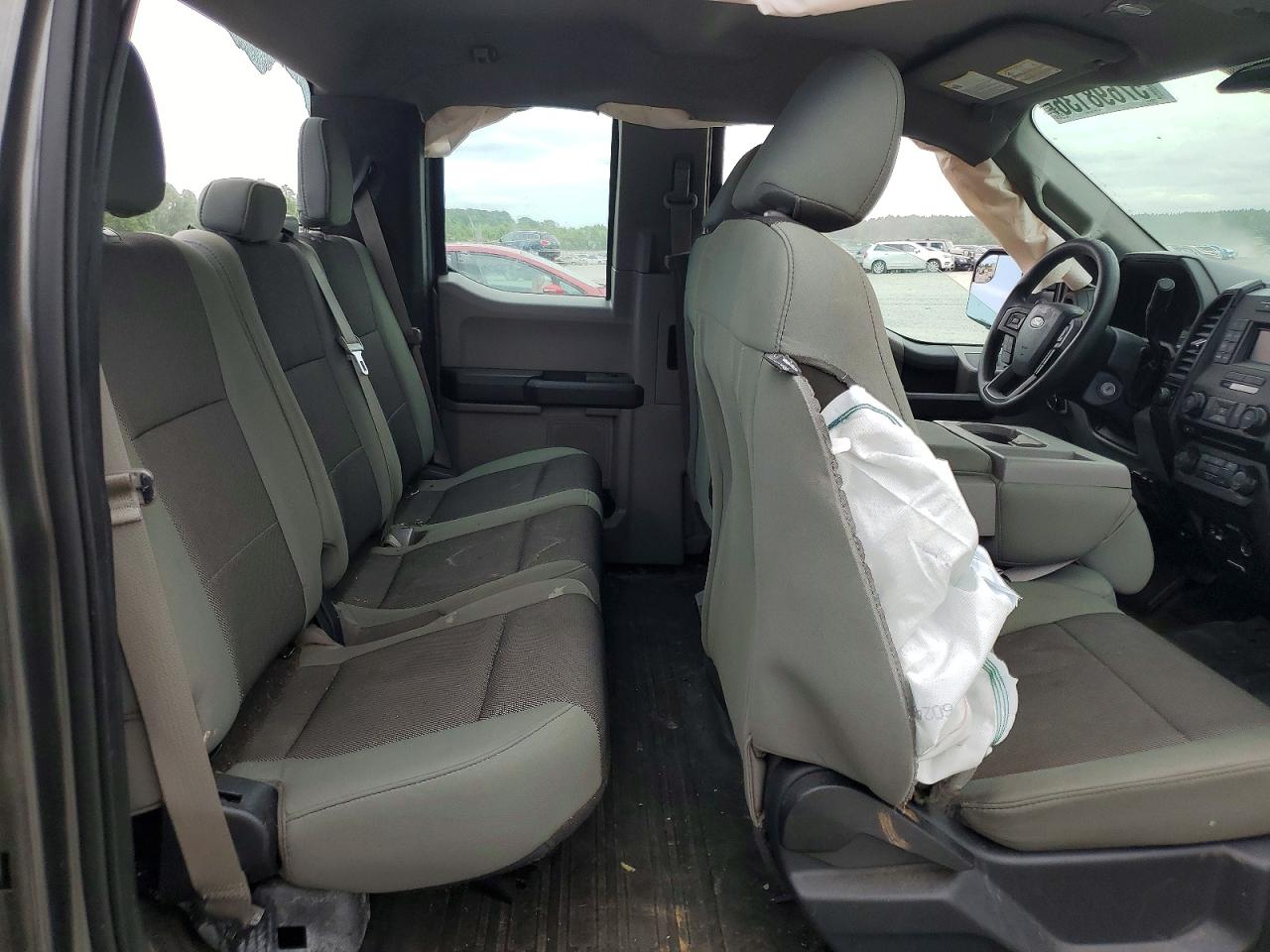 2015 Ford F150 Super Cab Gray vin: 1FTEX1CP6FKE96516
