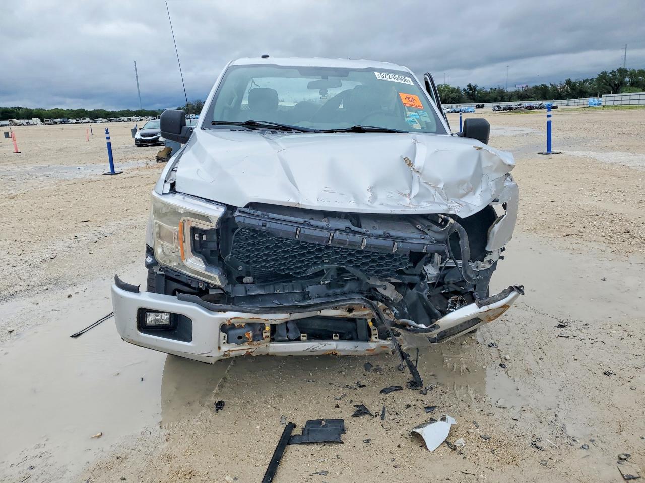 2018 Ford F150 Super Cab Silver vin: 1FTEX1CP6JKC50154