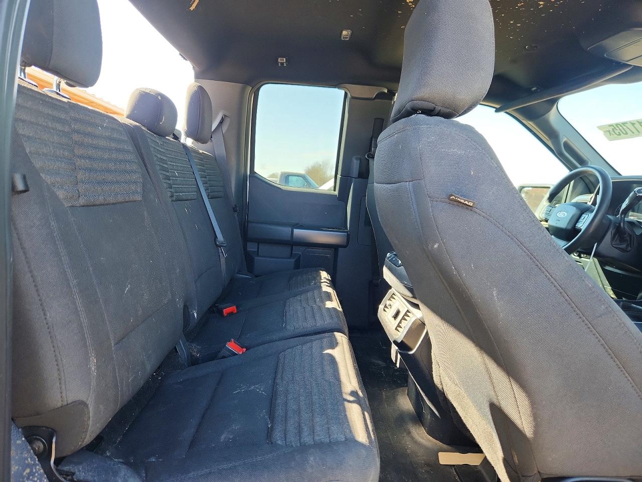 2023 Ford F150 Super Cab White vin: 1FTEX1CP6PKF87397