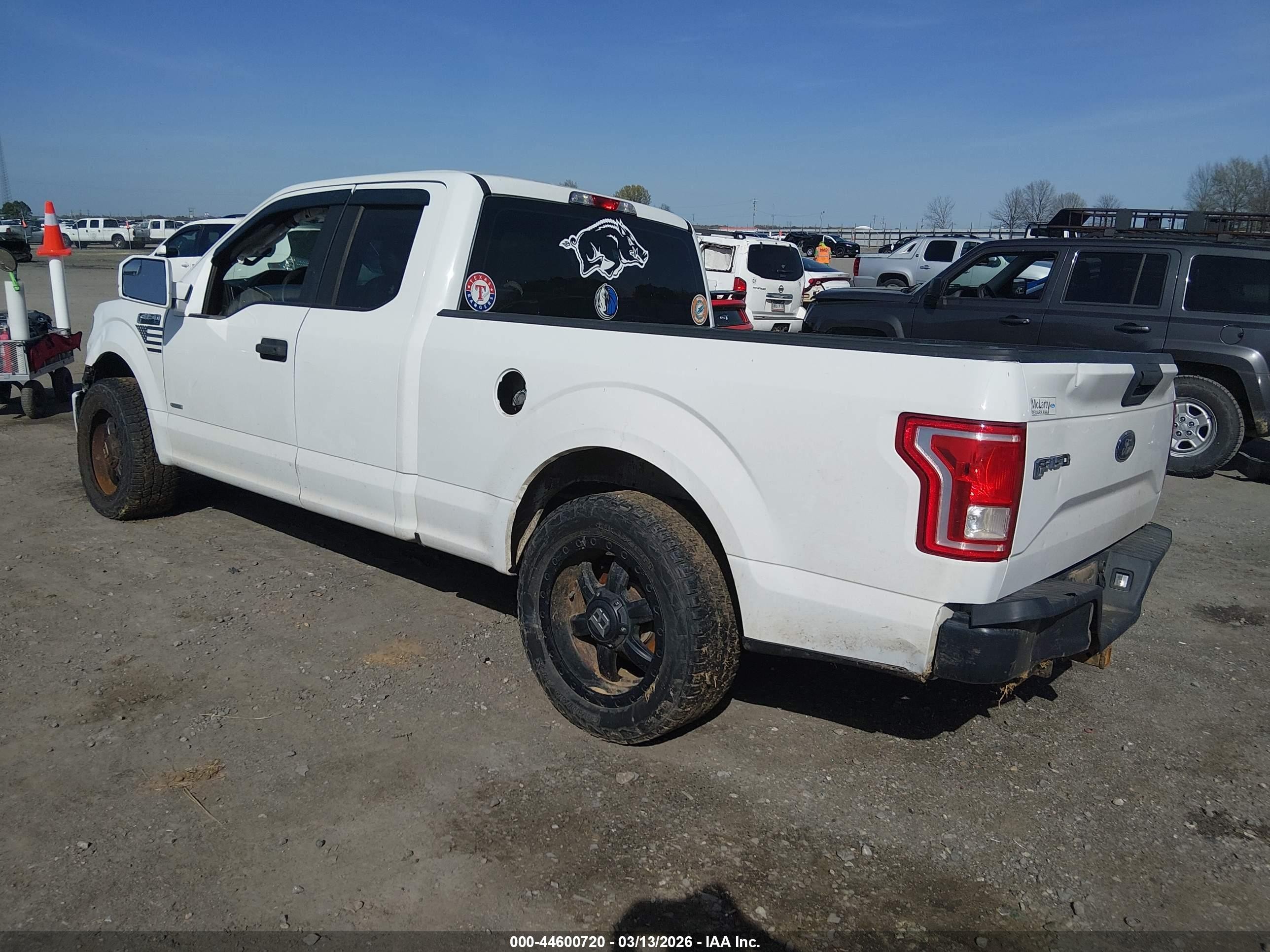 2015 Ford F-150 Xl White vin: 1FTEX1CP7FFA19067