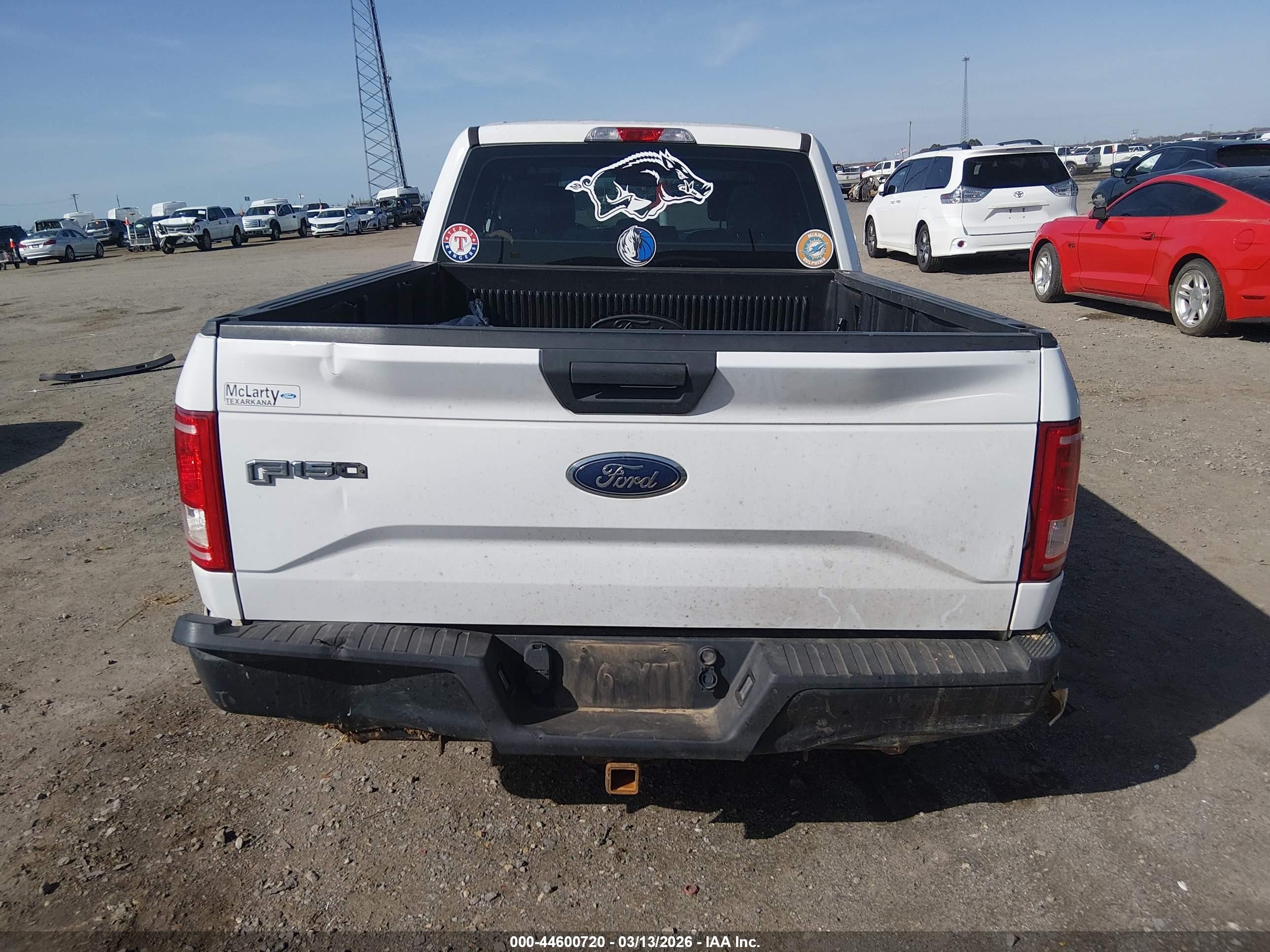 2015 Ford F-150 Xl White vin: 1FTEX1CP7FFA19067