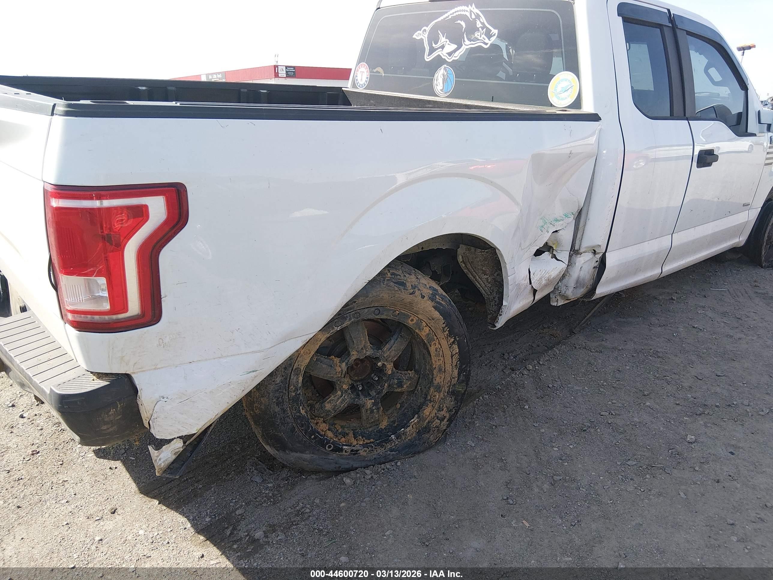 2015 Ford F-150 Xl White vin: 1FTEX1CP7FFA19067