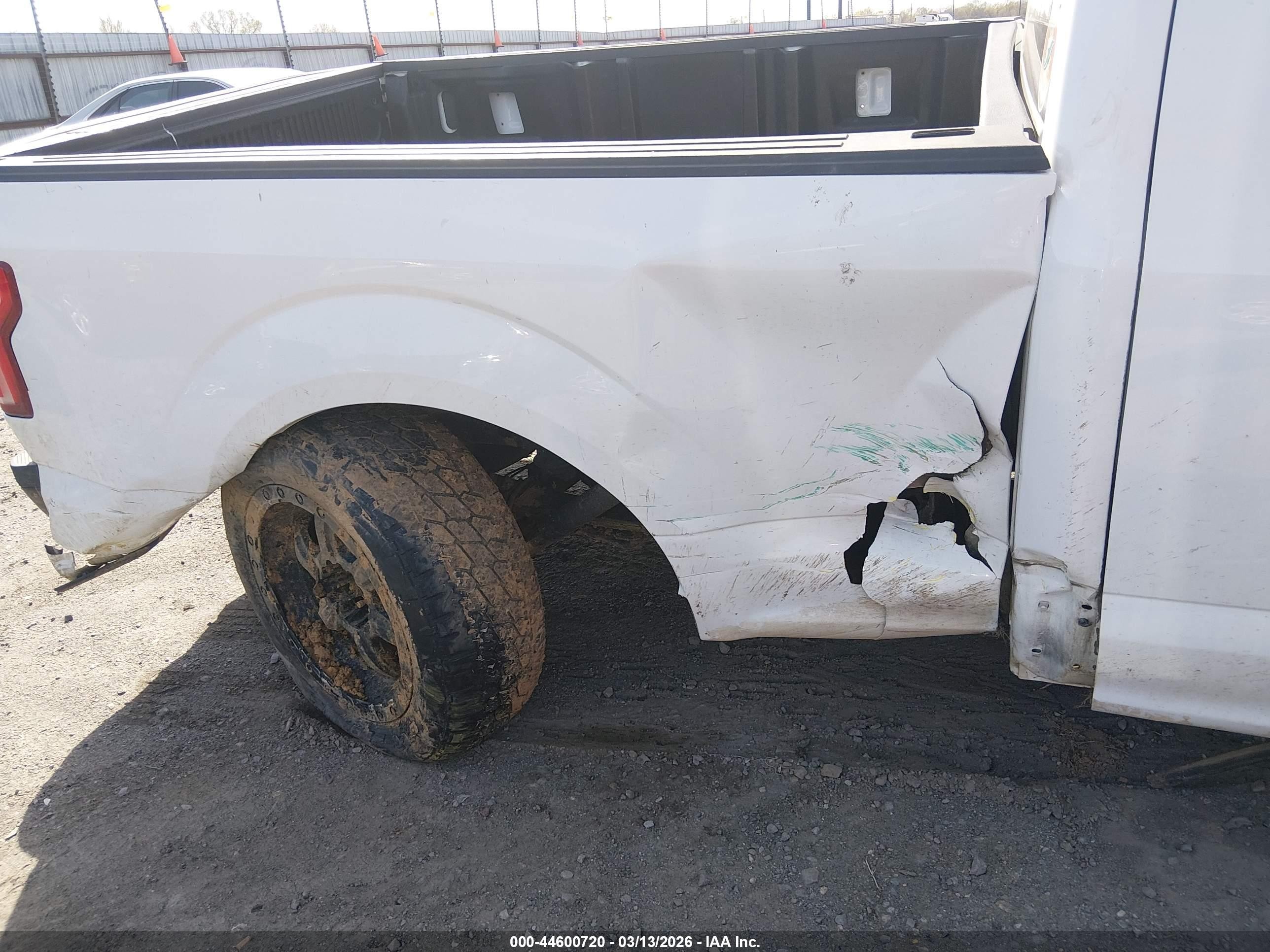 2015 Ford F-150 Xl White vin: 1FTEX1CP7FFA19067