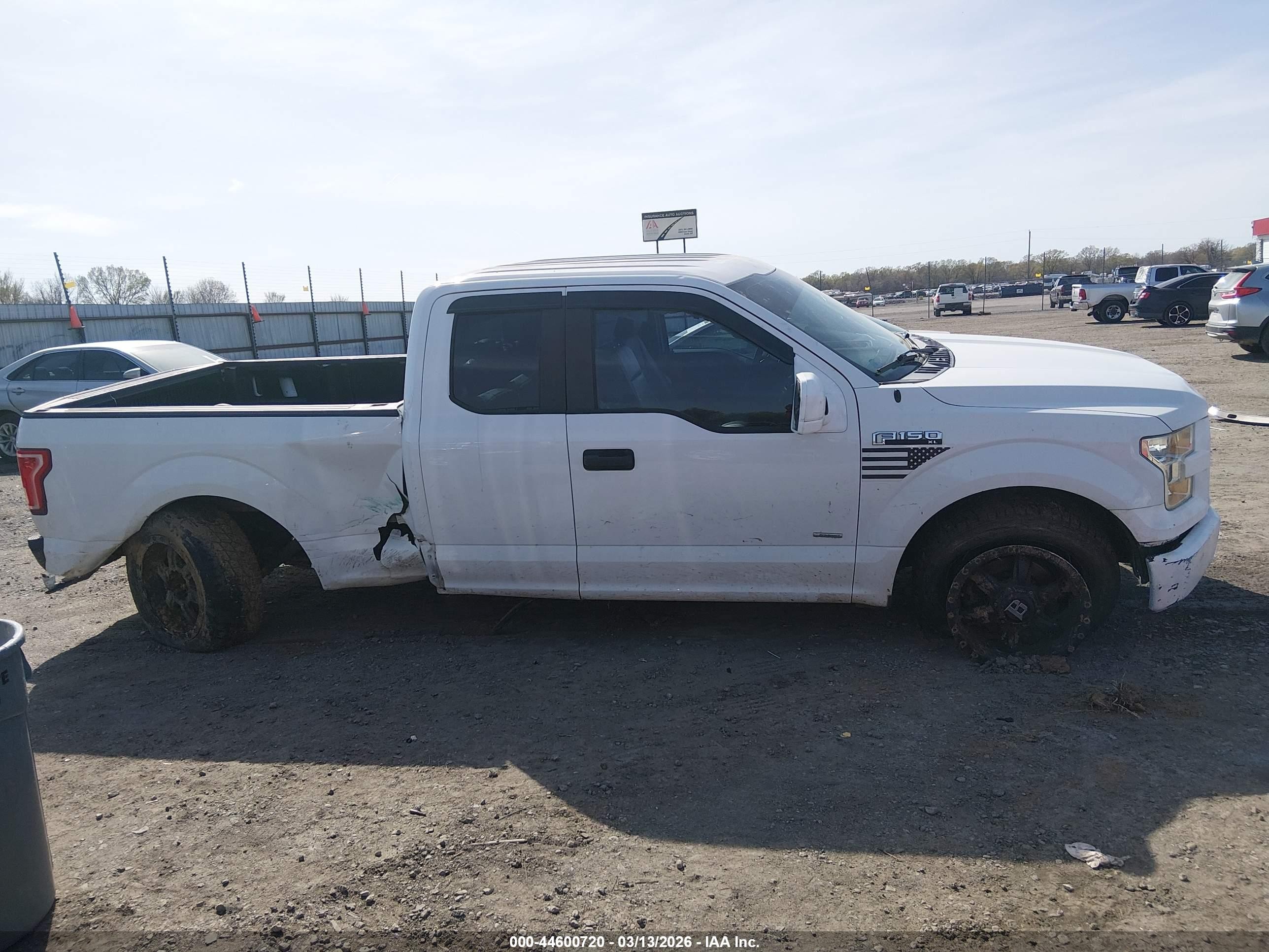 2015 Ford F-150 Xl White vin: 1FTEX1CP7FFA19067