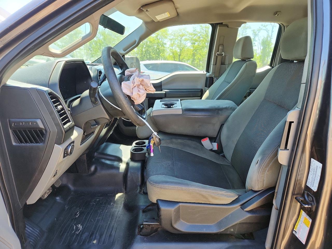 2015 Ford F150 Super Cab Gray vin: 1FTEX1CP7FFD01077