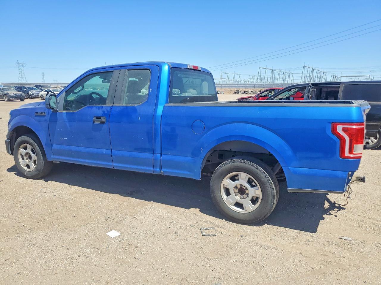 2015 Ford F150 Super Cab Blue vin: 1FTEX1CP7FKE78252