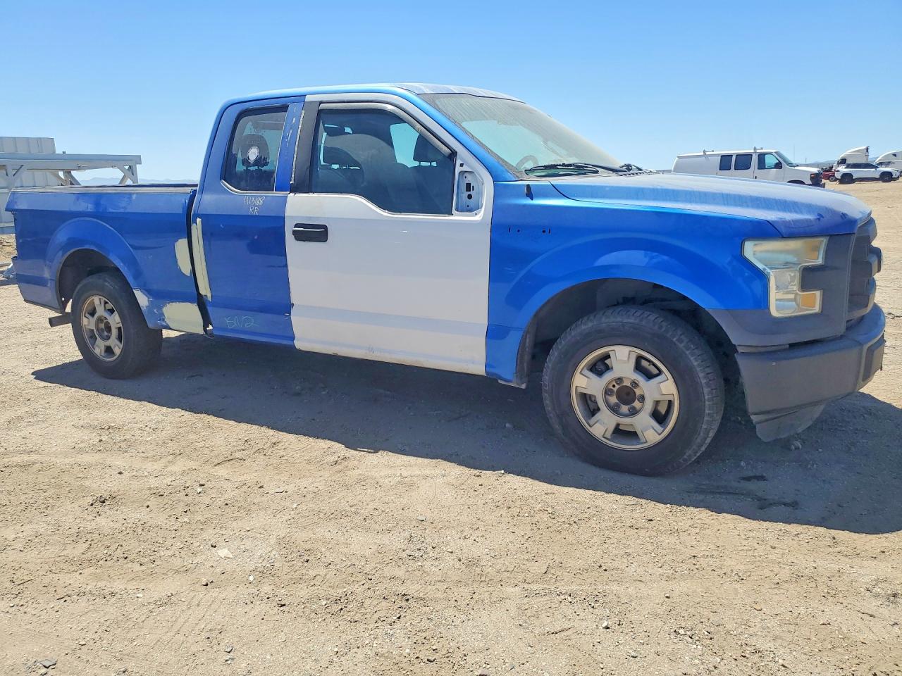 2015 Ford F150 Super Cab Blue vin: 1FTEX1CP7FKE78252