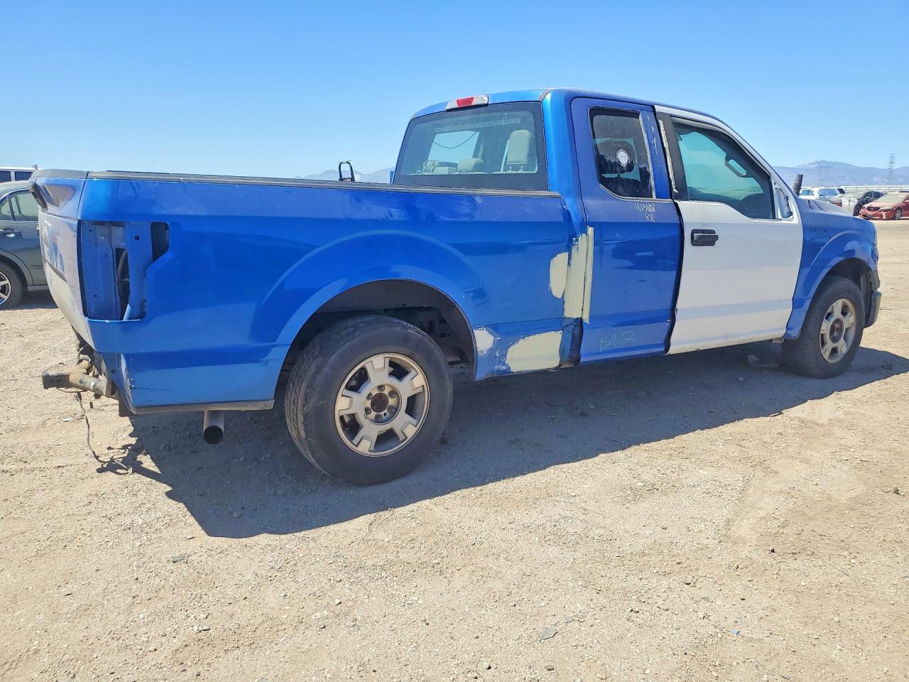 2015 Ford F150 Super Cab Blue vin: 1FTEX1CP7FKE78252