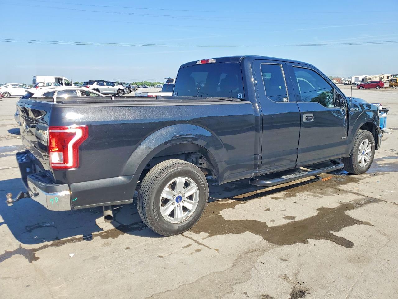 2015 Ford F150 Super Cab Black vin: 1FTEX1CP8FFC42797