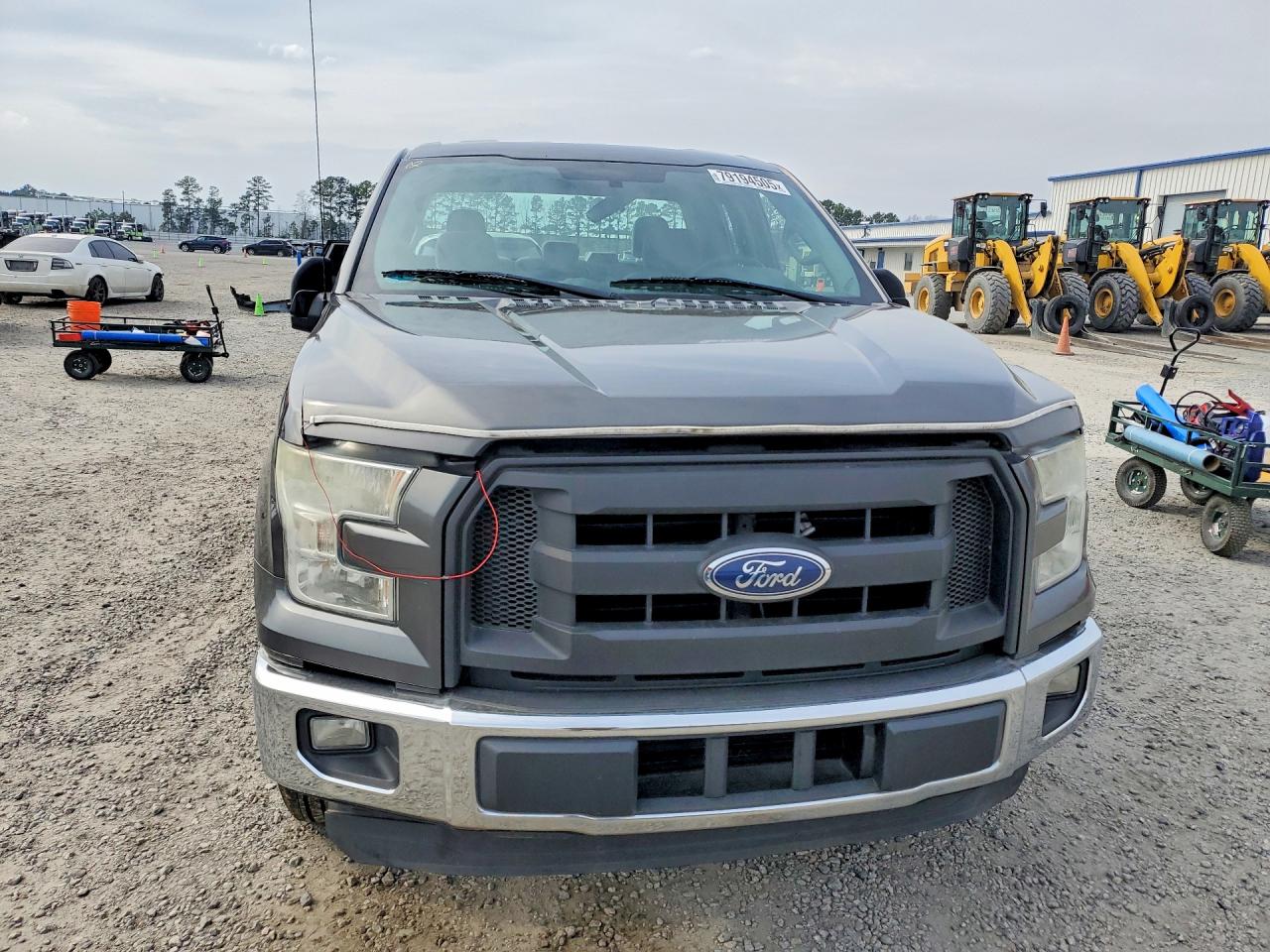 2015 Ford F150 Super Cab Gray vin: 1FTEX1CP8FFC45537