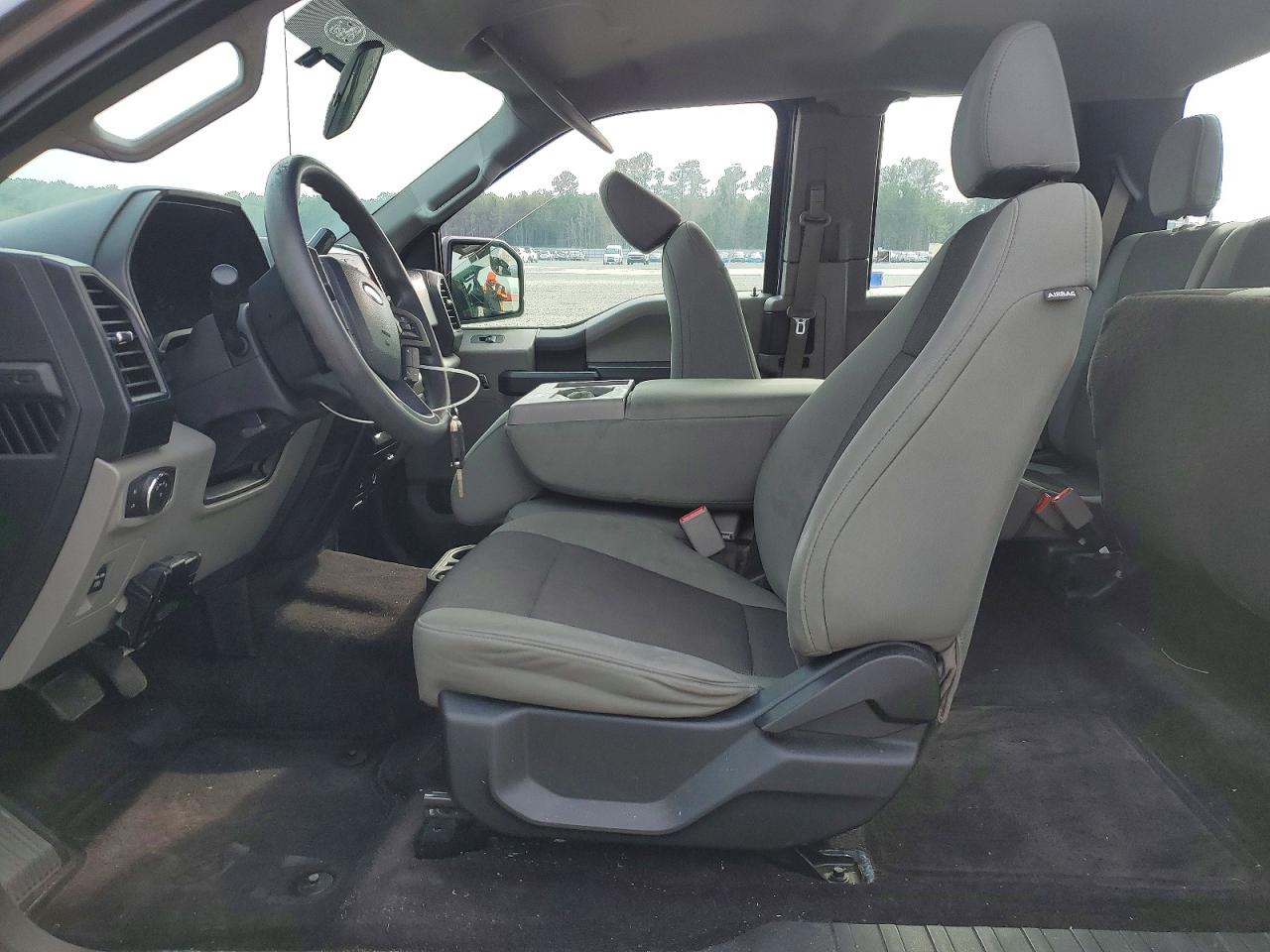 2015 Ford F150 Super Cab Gray vin: 1FTEX1CP8FFC45537
