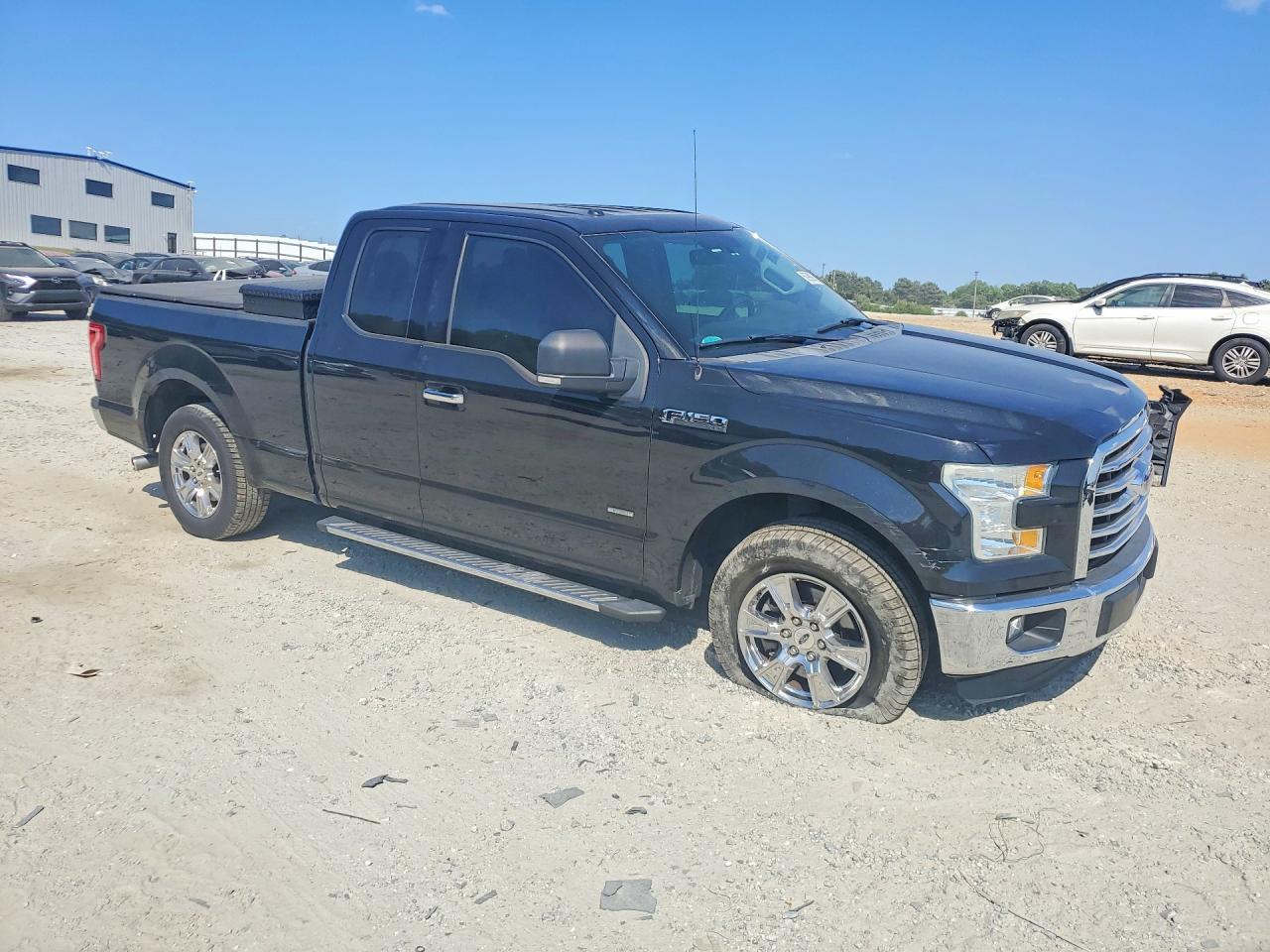 2015 Ford F150 Super Cab Black vin: 1FTEX1CP8FFC84516