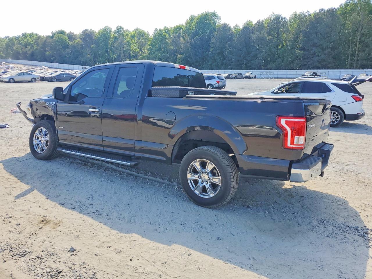 2015 Ford F150 Super Cab Black vin: 1FTEX1CP8FFC84516