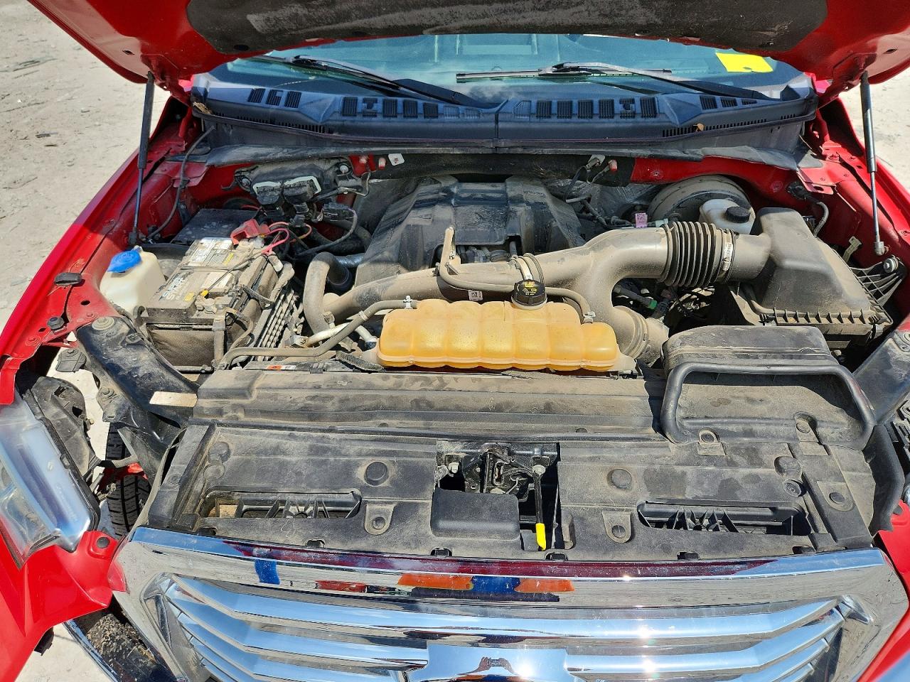 2015 Ford F150 Super Cab Красный vin: 1FTEX1CP8FKE01325