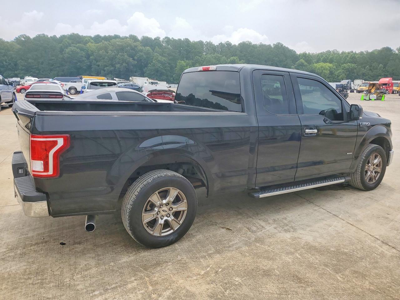 2015 Ford F150 Super Cab Black vin: 1FTEX1CP8FKE27178