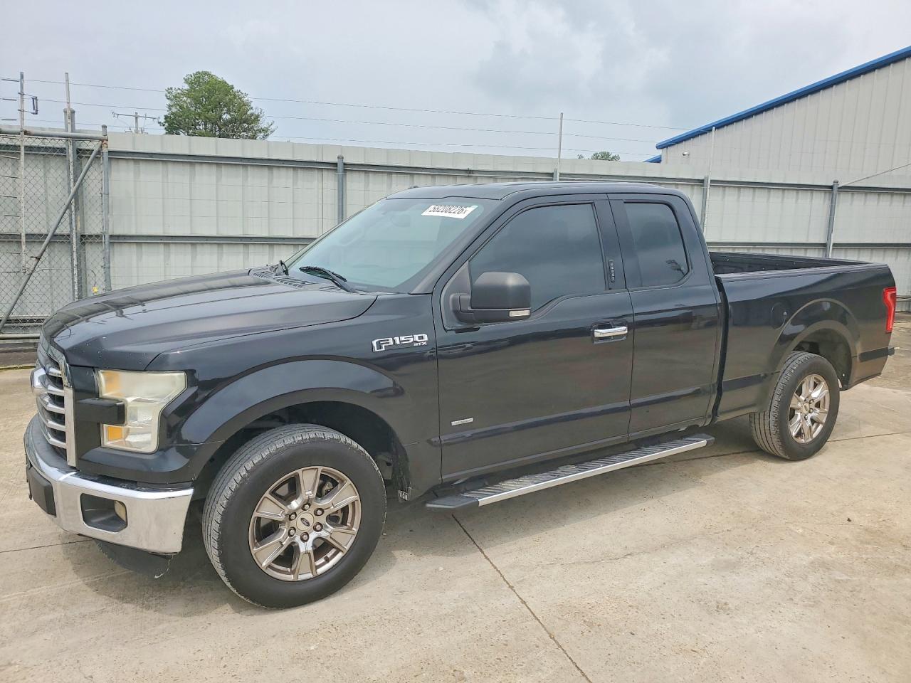 2015 Ford F150 Super Cab Black vin: 1FTEX1CP8FKE27178