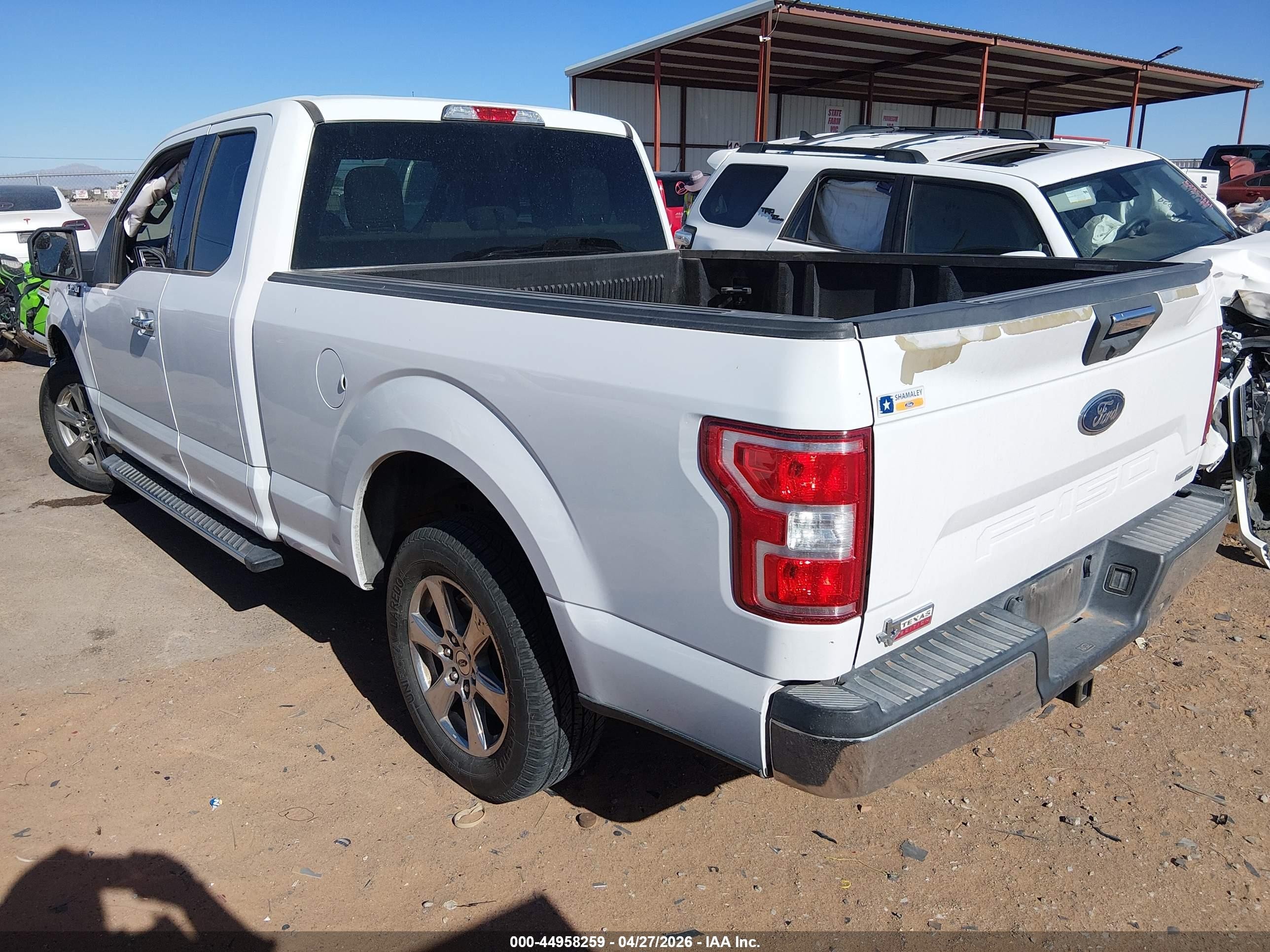 2018 Ford F-150 Xlt White vin: 1FTEX1CP8JKC69580