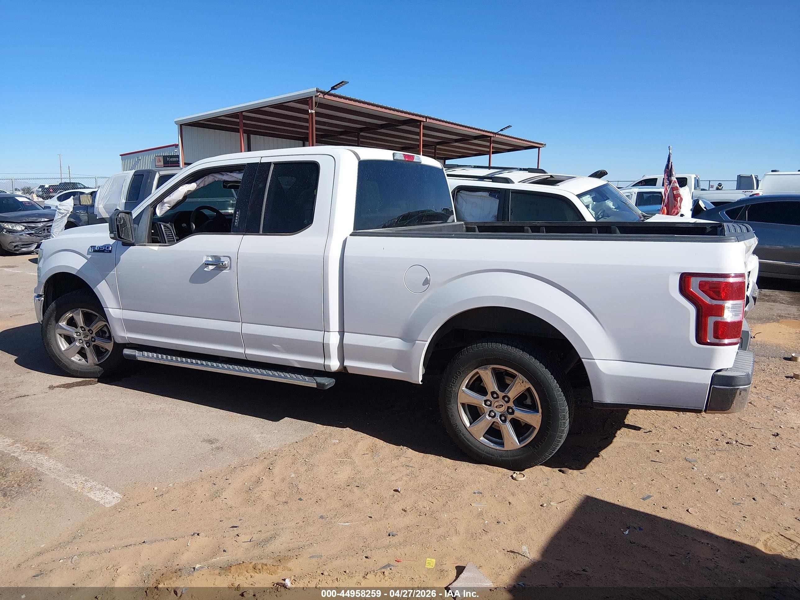 2018 Ford F-150 Xlt White vin: 1FTEX1CP8JKC69580