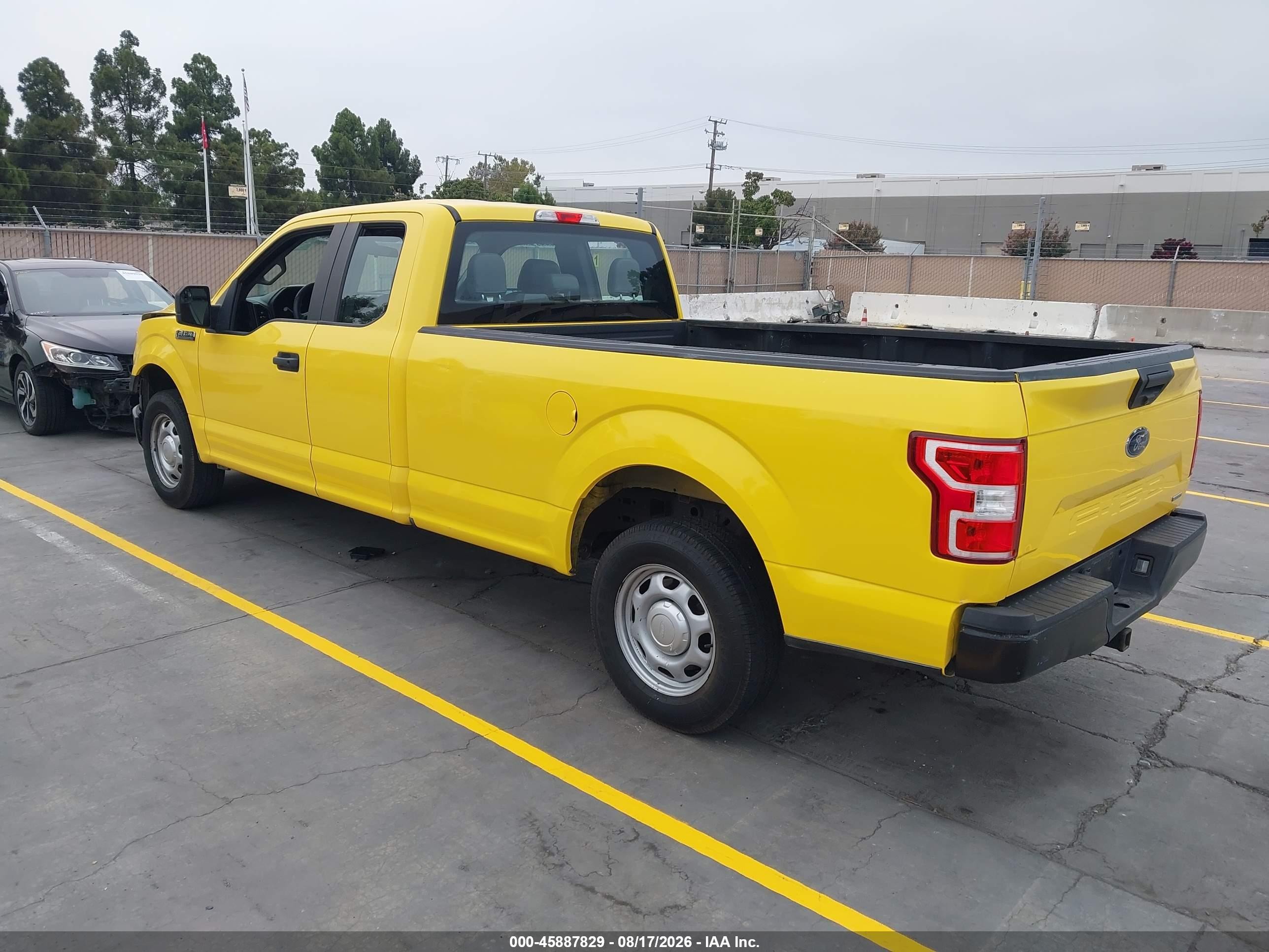 2018 Ford F-150 Xl Yellow vin: 1FTEX1CP8JKE72713