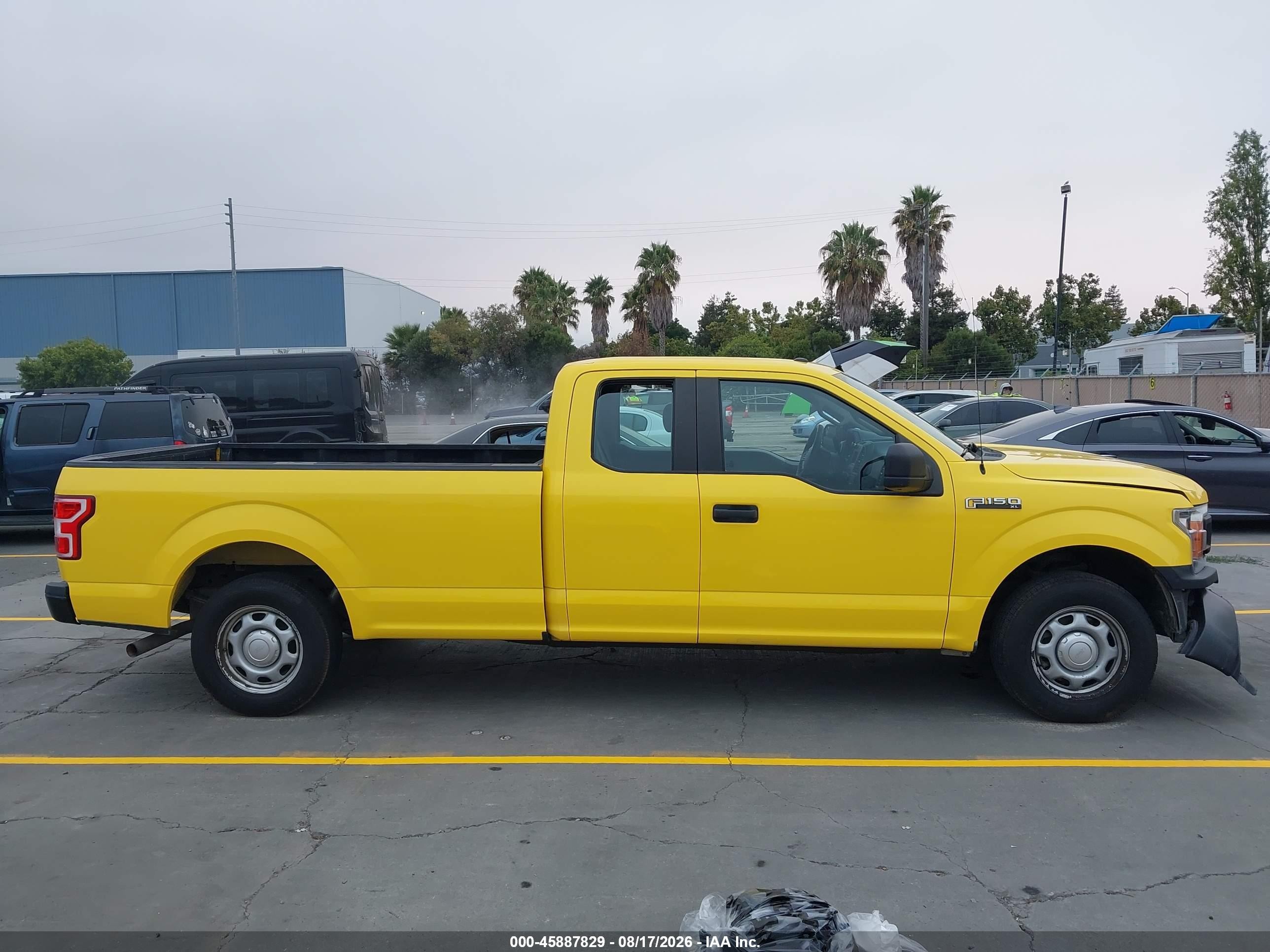 2018 Ford F-150 Xl Yellow vin: 1FTEX1CP8JKE72713