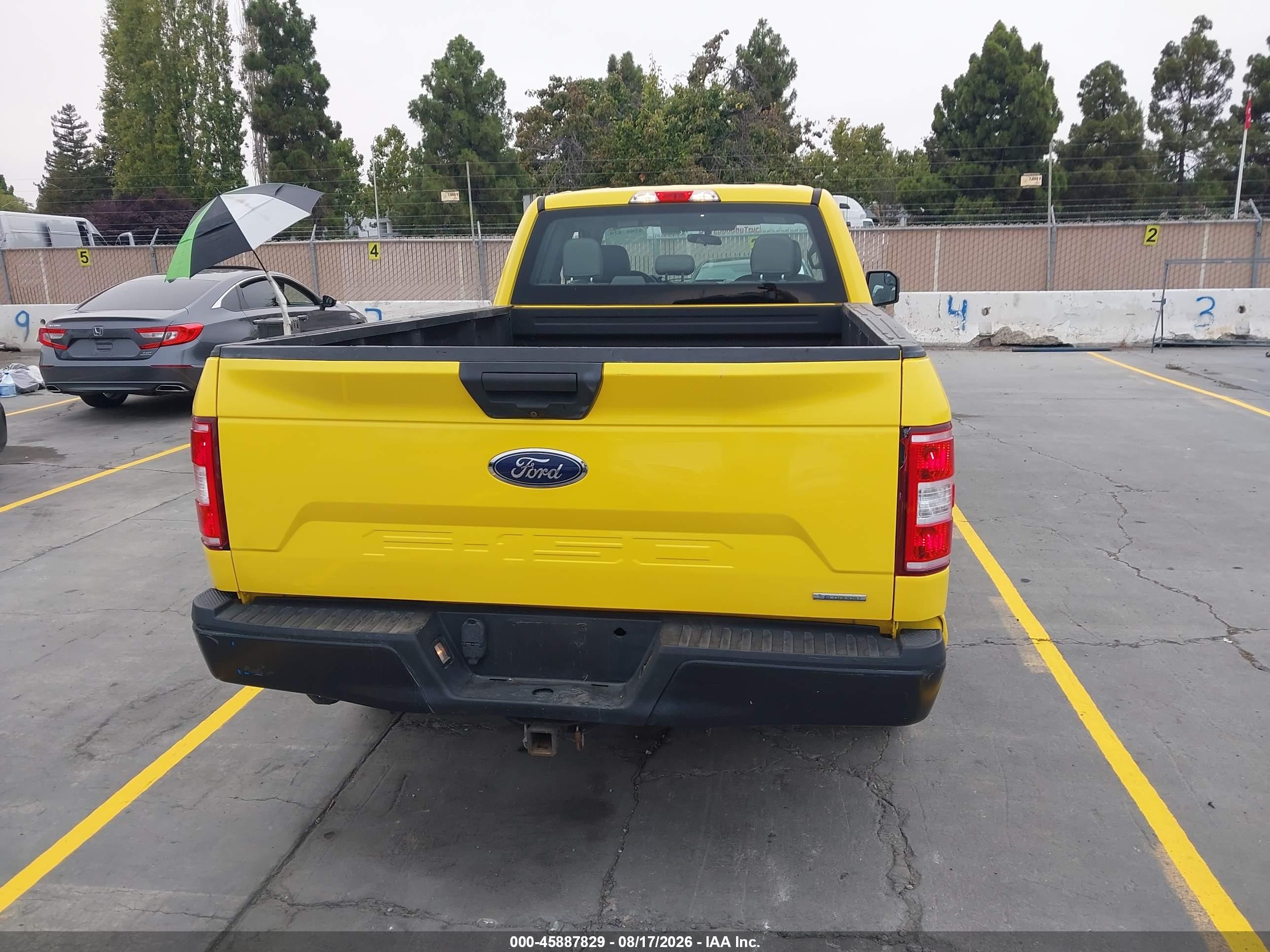 2018 Ford F-150 Xl Yellow vin: 1FTEX1CP8JKE72713