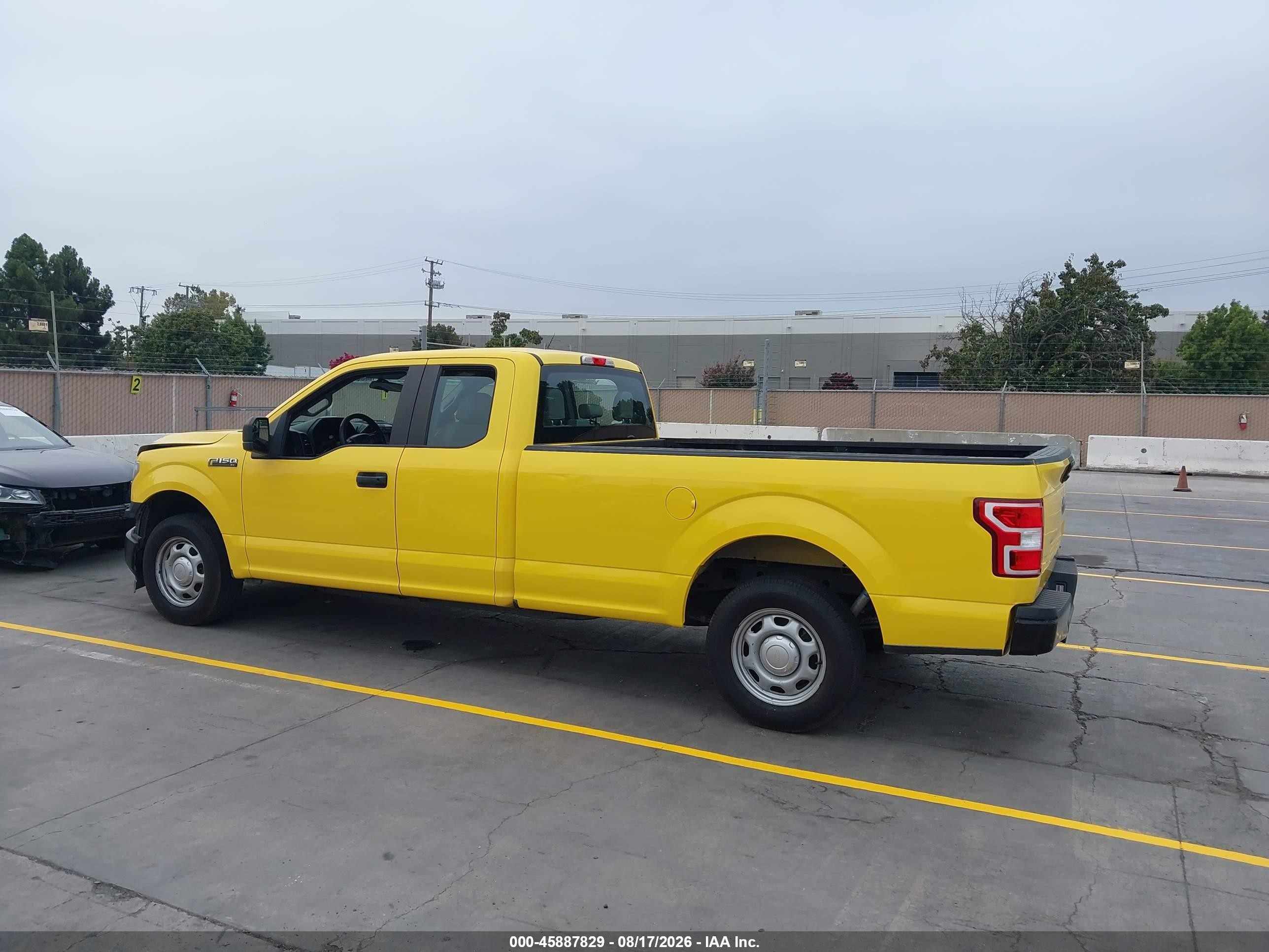 2018 Ford F-150 Xl Yellow vin: 1FTEX1CP8JKE72713