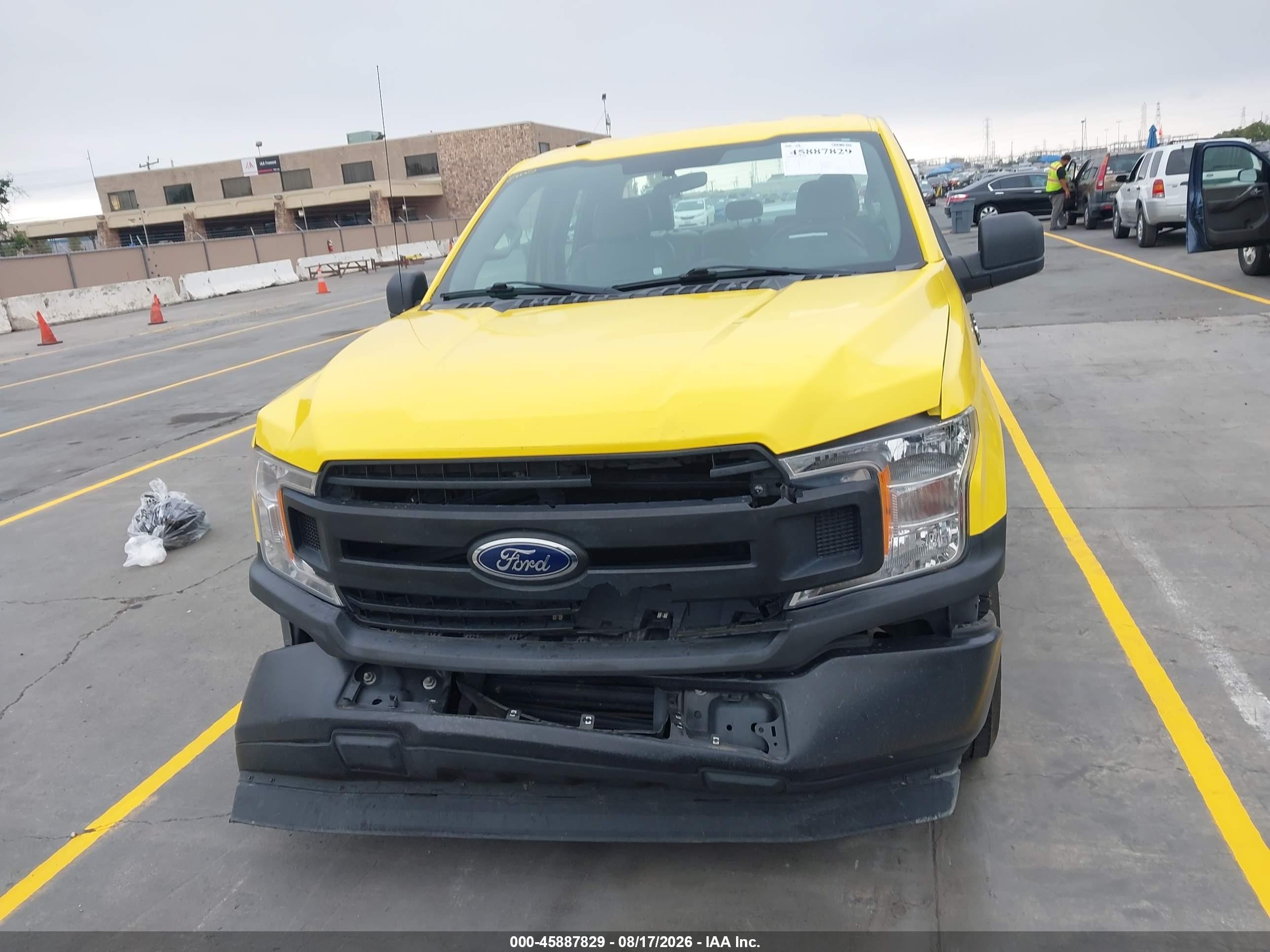 2018 Ford F-150 Xl Yellow vin: 1FTEX1CP8JKE72713