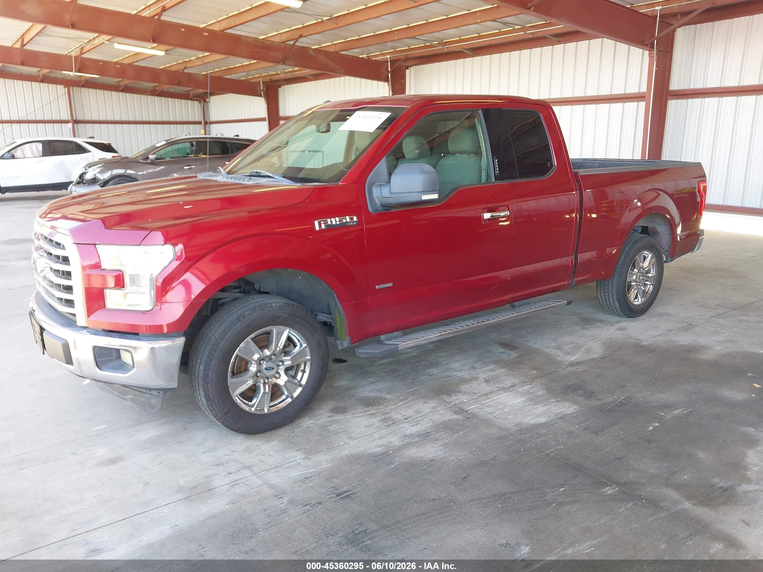 2015 Ford F-150 Xlt Red vin: 1FTEX1CP9FFA75723
