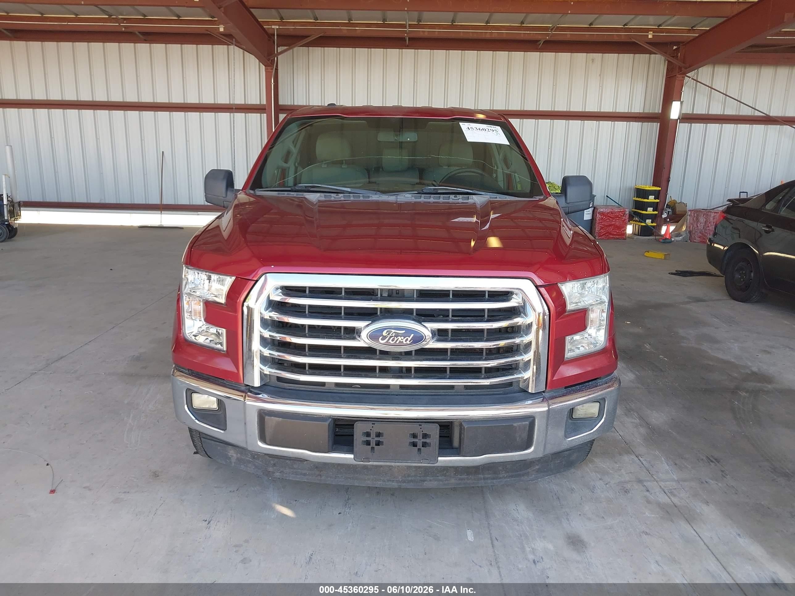 2015 Ford F-150 Xlt Red vin: 1FTEX1CP9FFA75723