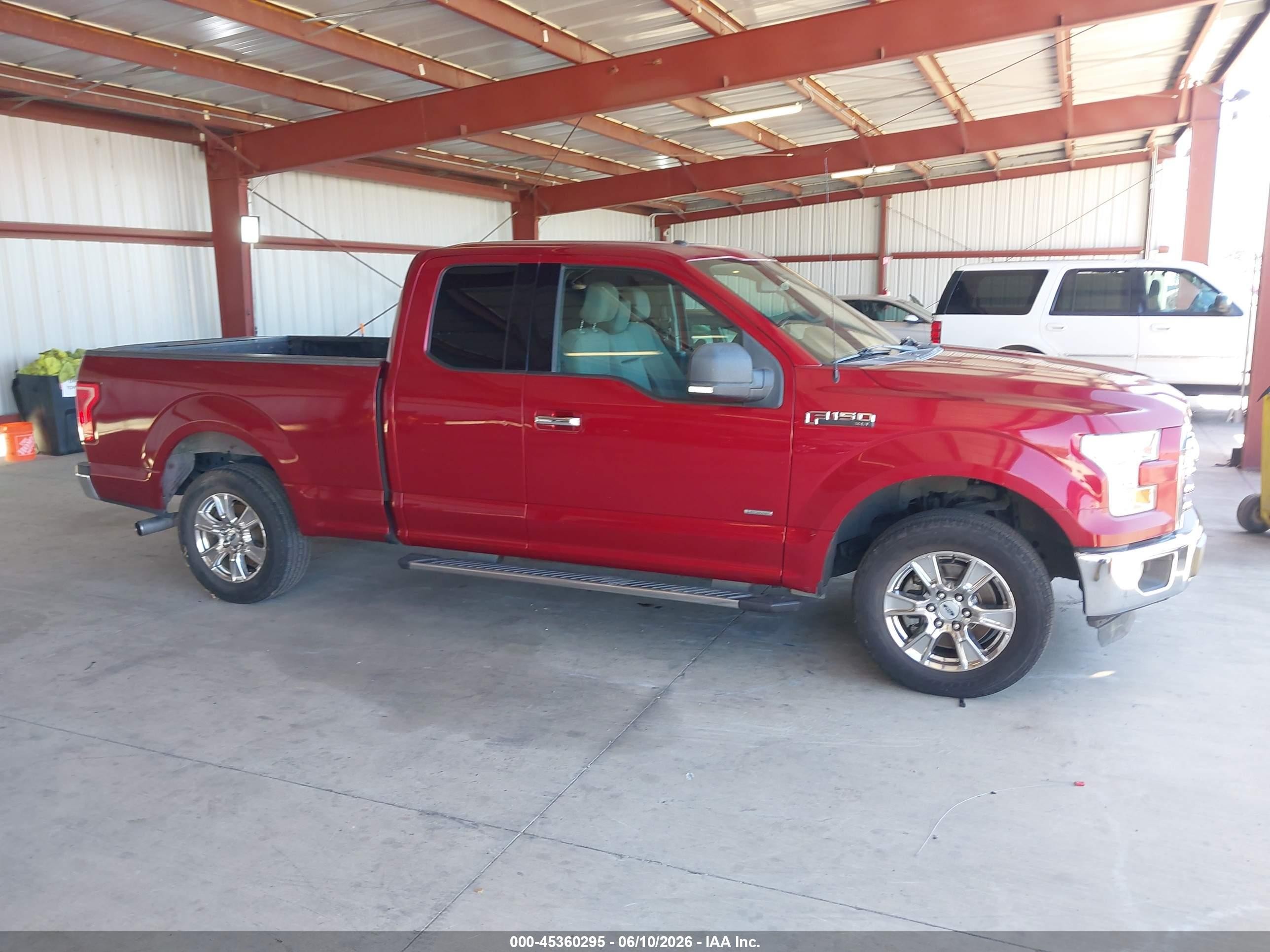 2015 Ford F-150 Xlt Red vin: 1FTEX1CP9FFA75723