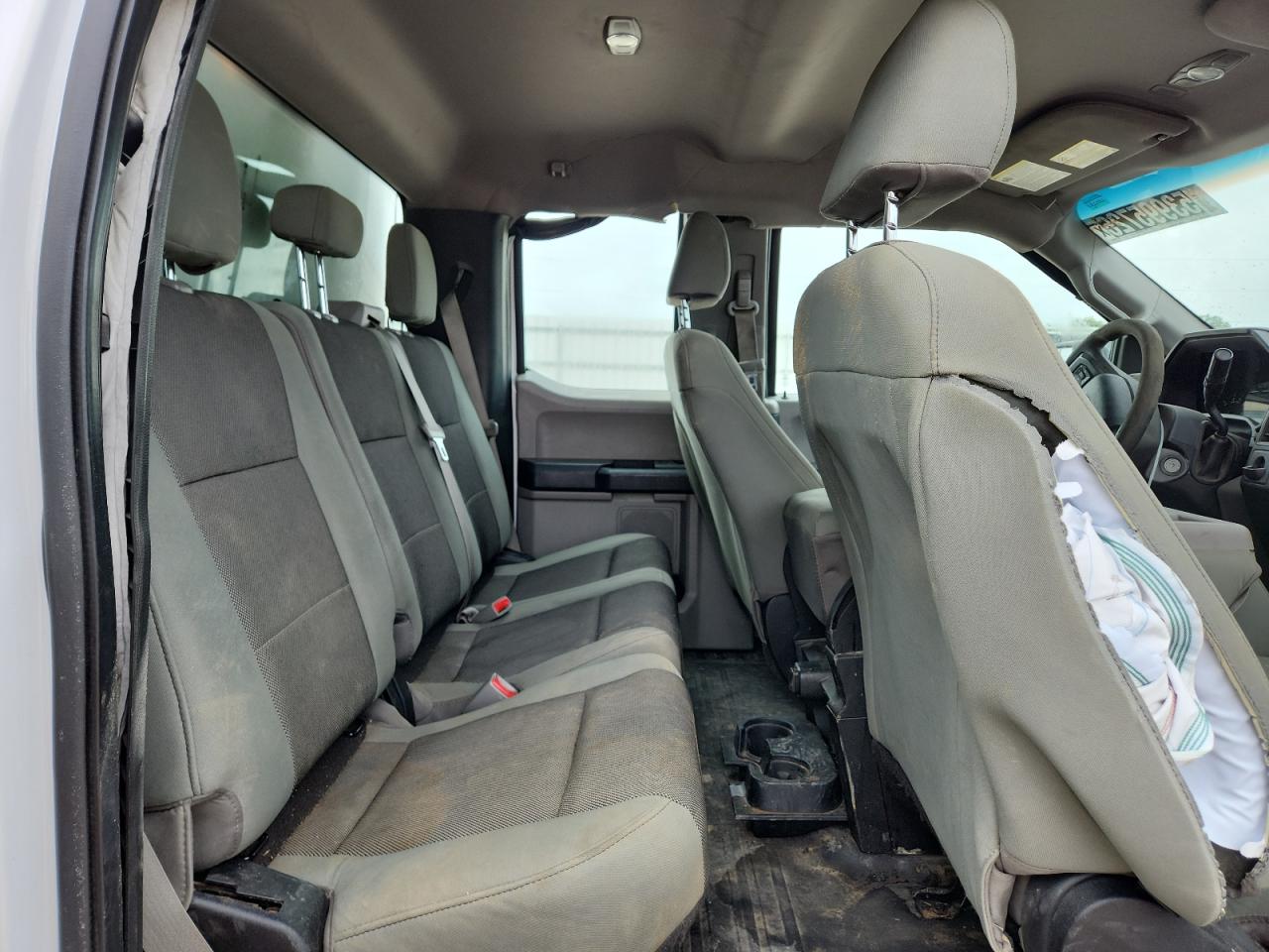 2015 Ford F150 Super Cab Белый vin: 1FTEX1CP9FKD22004 Damage: Left Side Curtain Air Bag, Deployed, Replacement Required