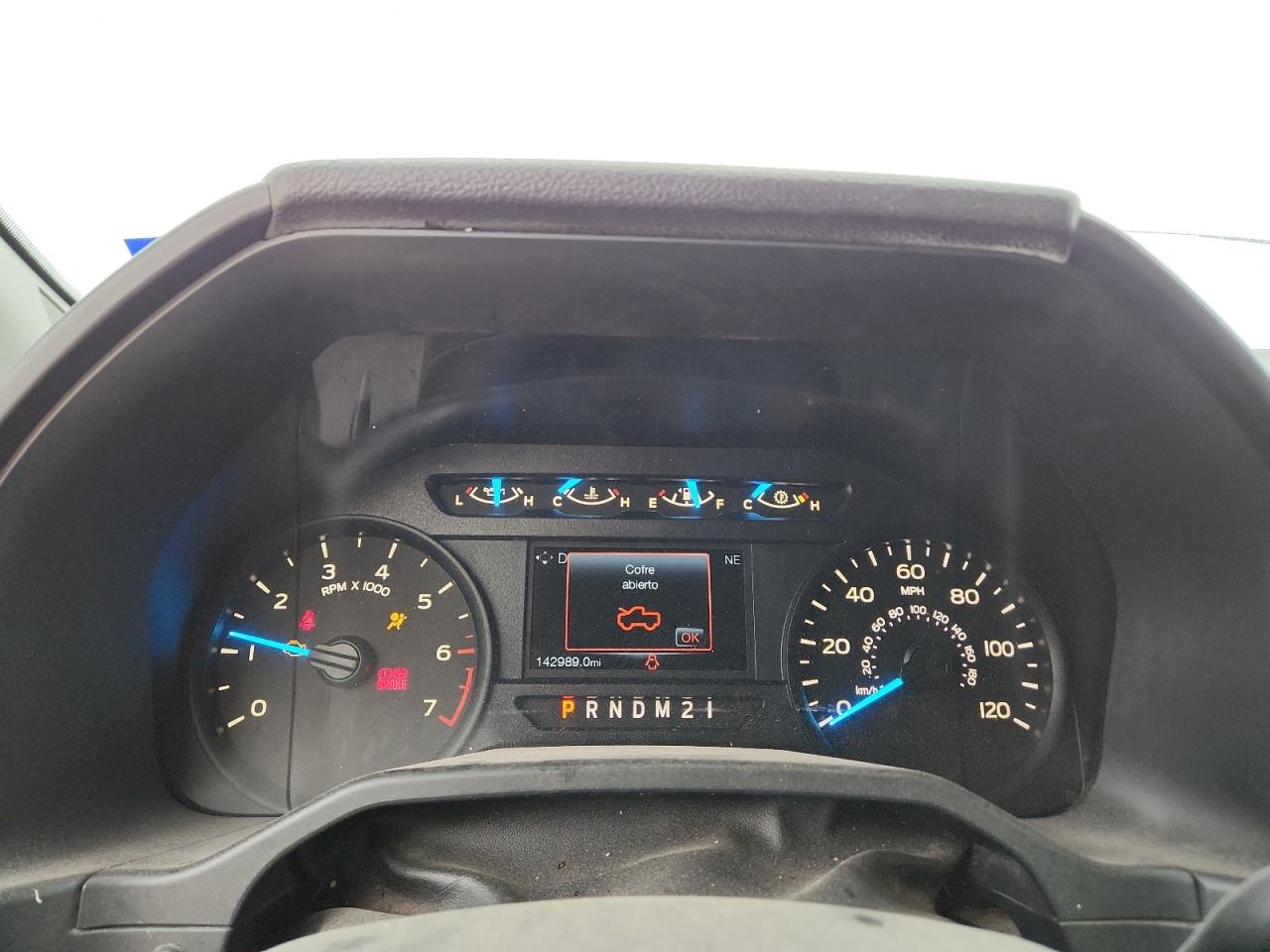 2015 Ford F150 Super Cab Белый vin: 1FTEX1CP9FKD22004 Damage: Warning Light - Engine, On, Unacceptable