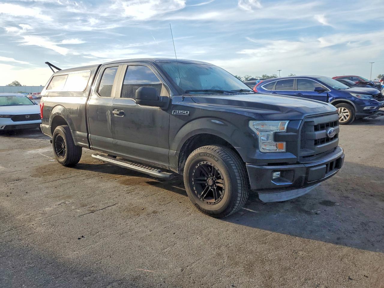 2015 Ford F150 Super Cab Charcoal vin: 1FTEX1CP9FKD53706